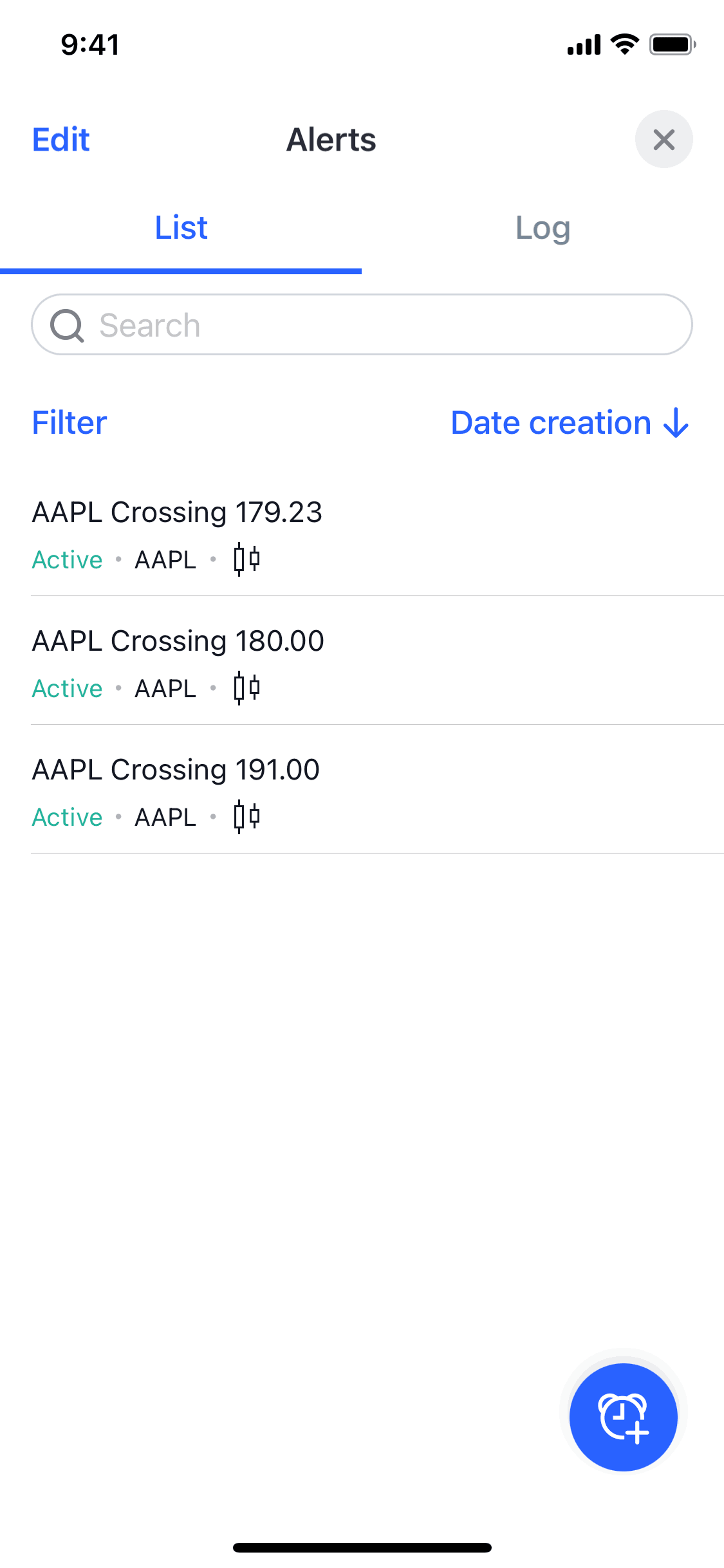 TradingView iOS Finance interface screenshot 18