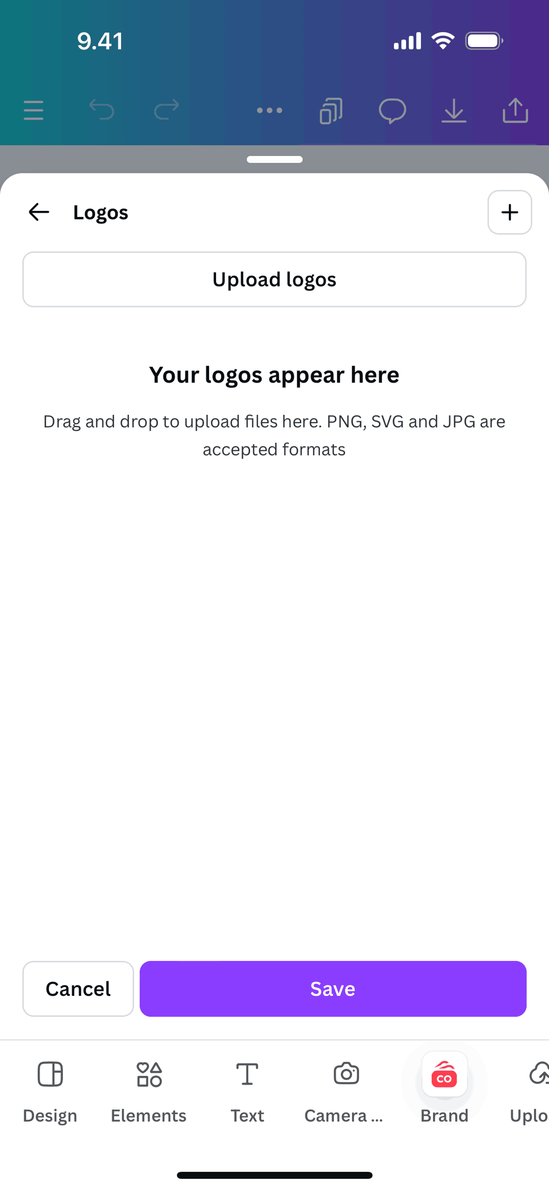 Canva iOS Photo & Video interface screenshot 19
