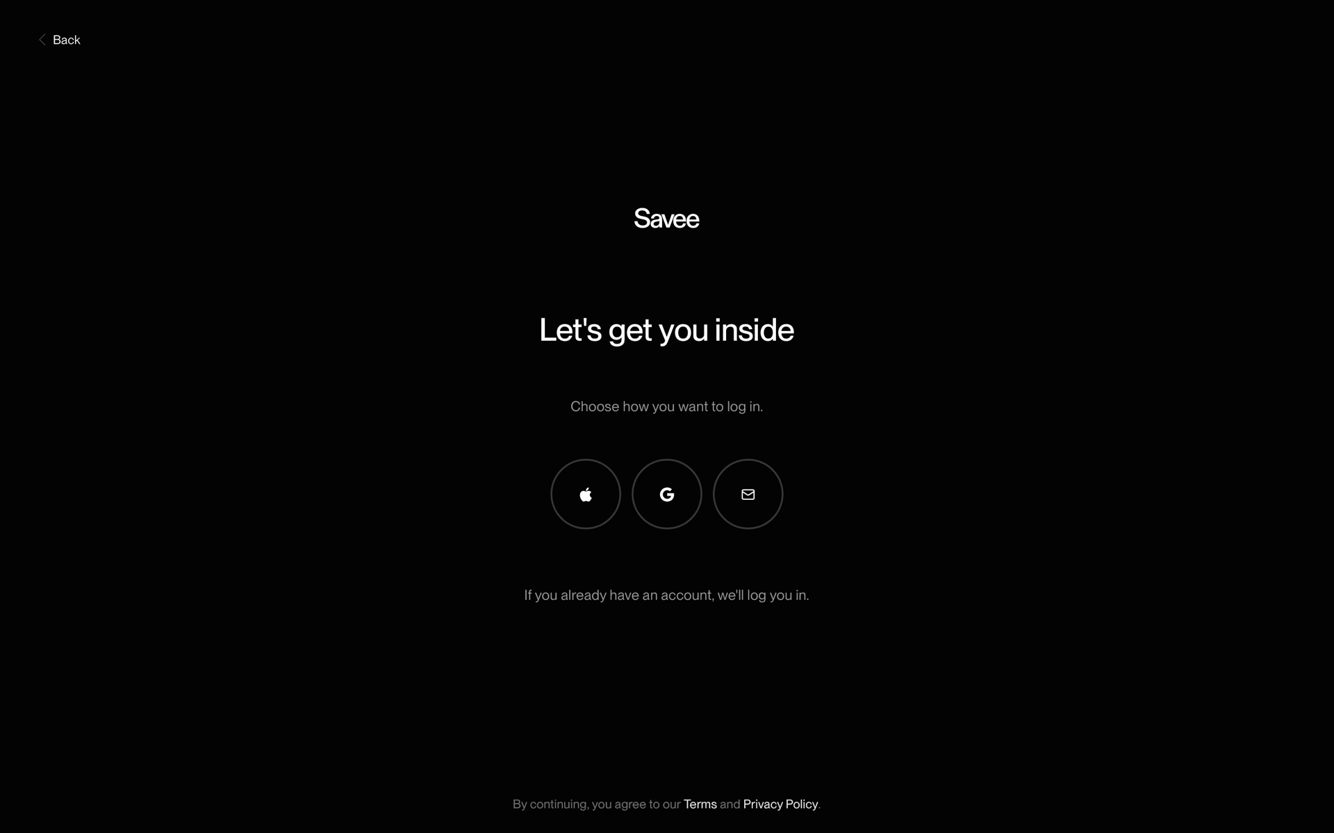 Savee Web inspiration interface screenshot 3