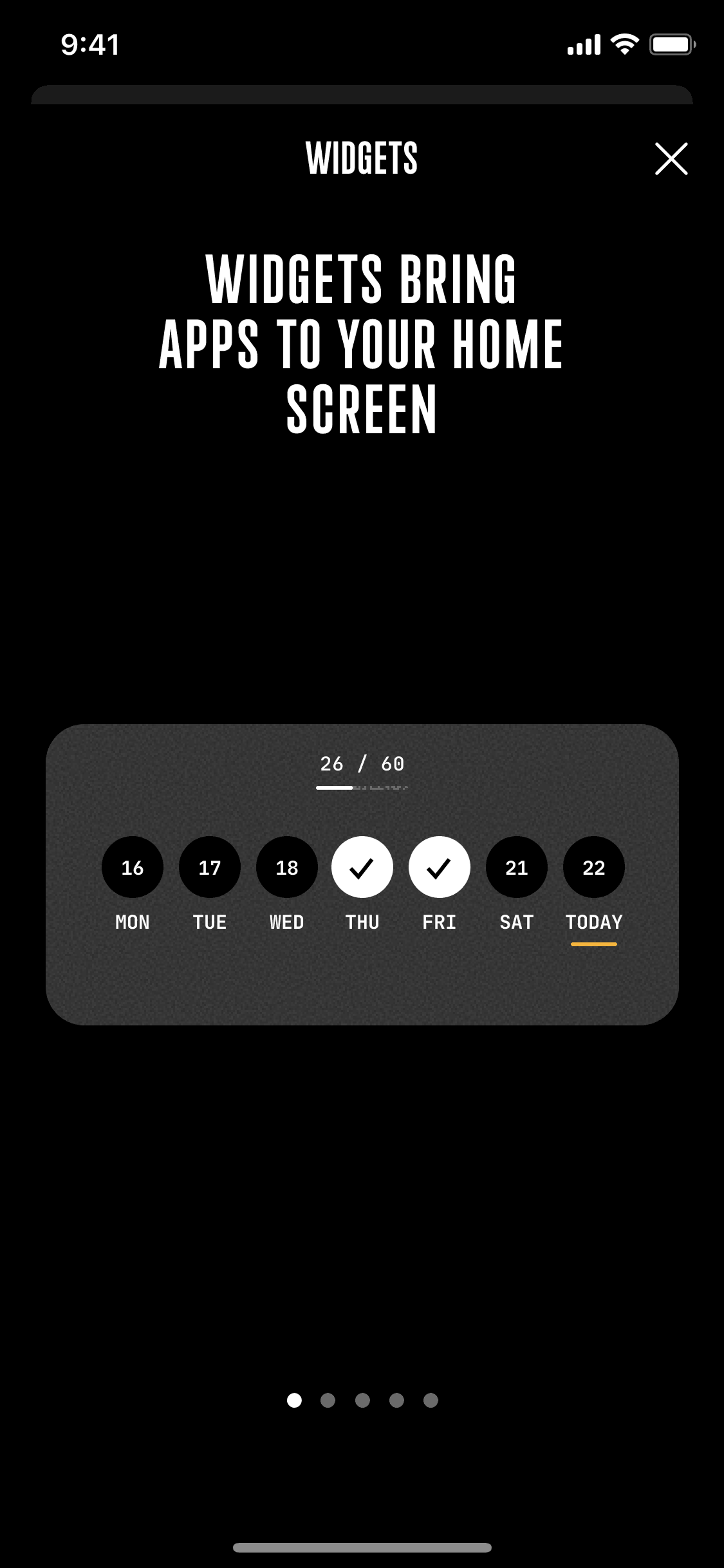 (Not Boring) Habits iOS Health & Fitness interface screenshot 16