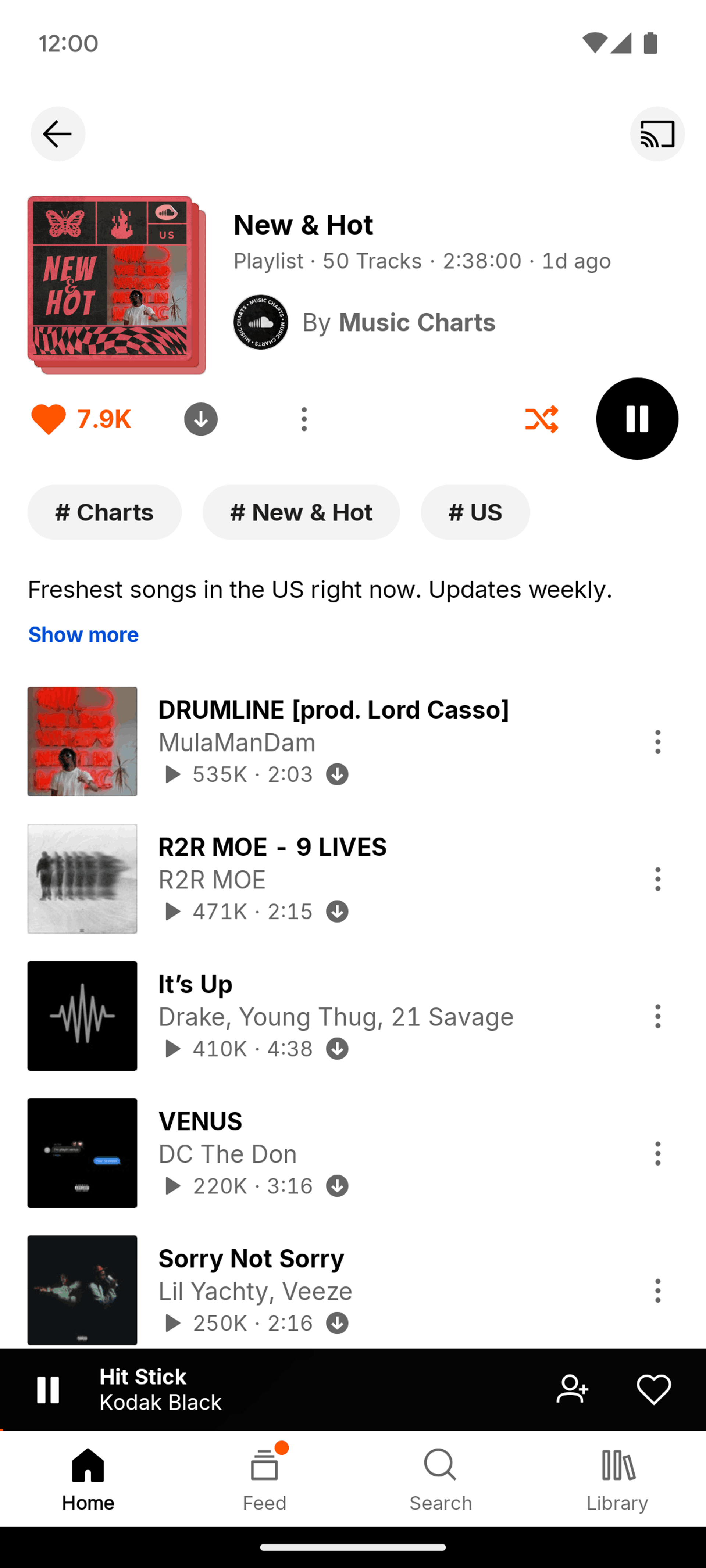 SoundCloud Android Music & Audio interface screenshot 22