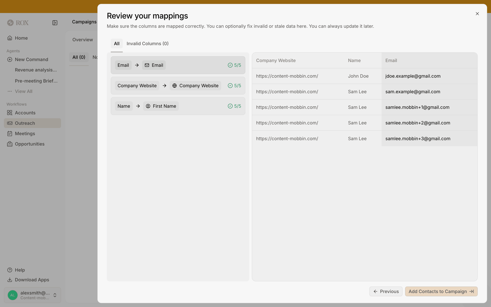 Rox Web Business interface screenshot 17