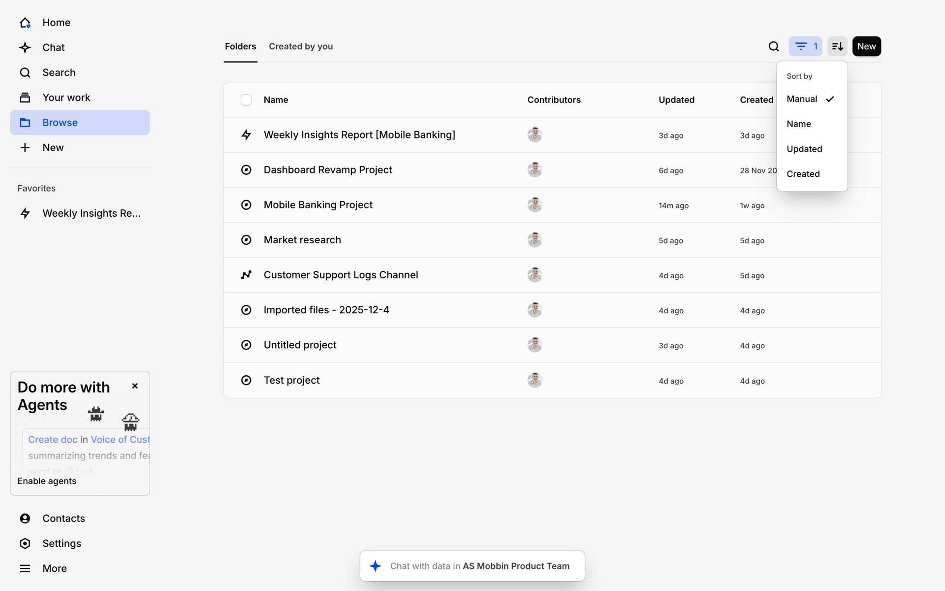 Dovetail Web Business interface screenshot 12