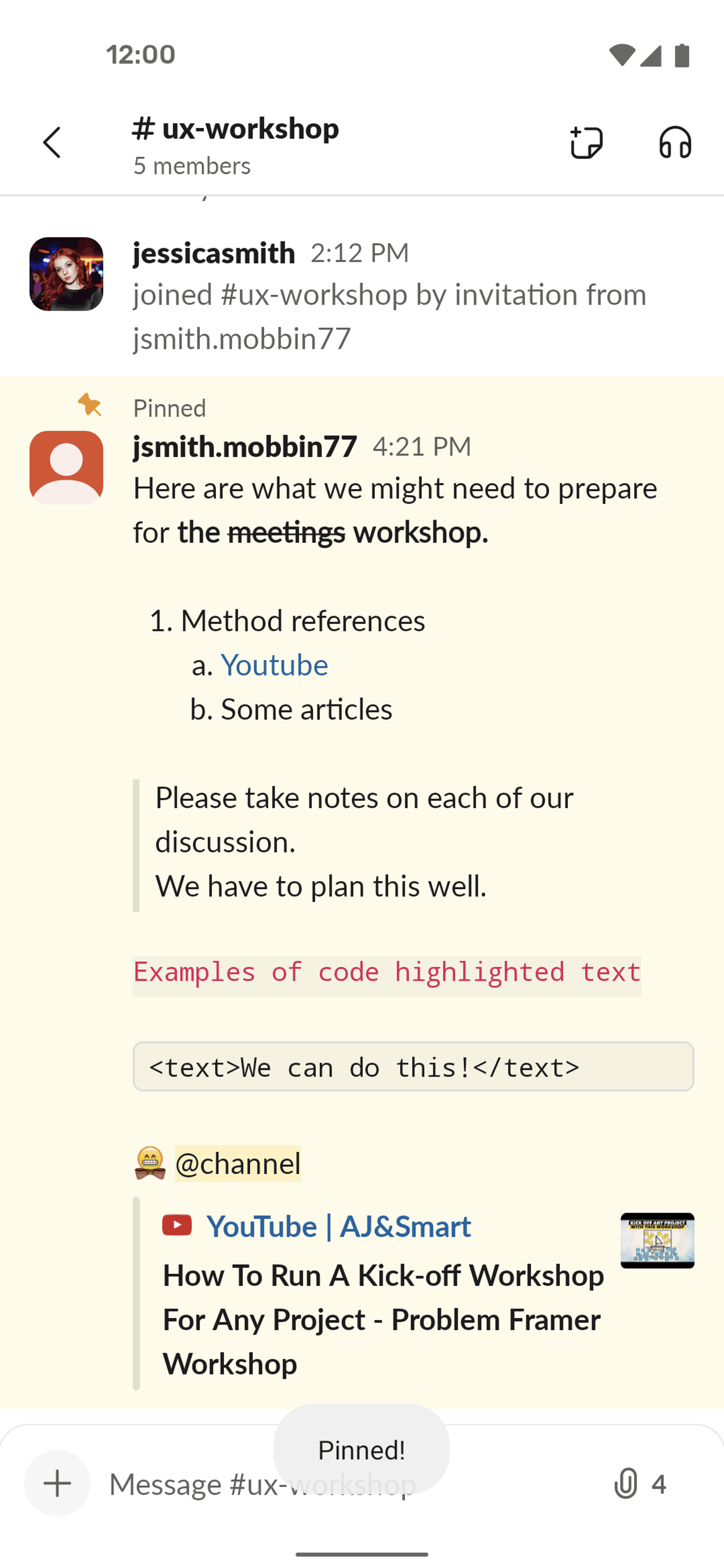 Slack Android Business interface screenshot 24
