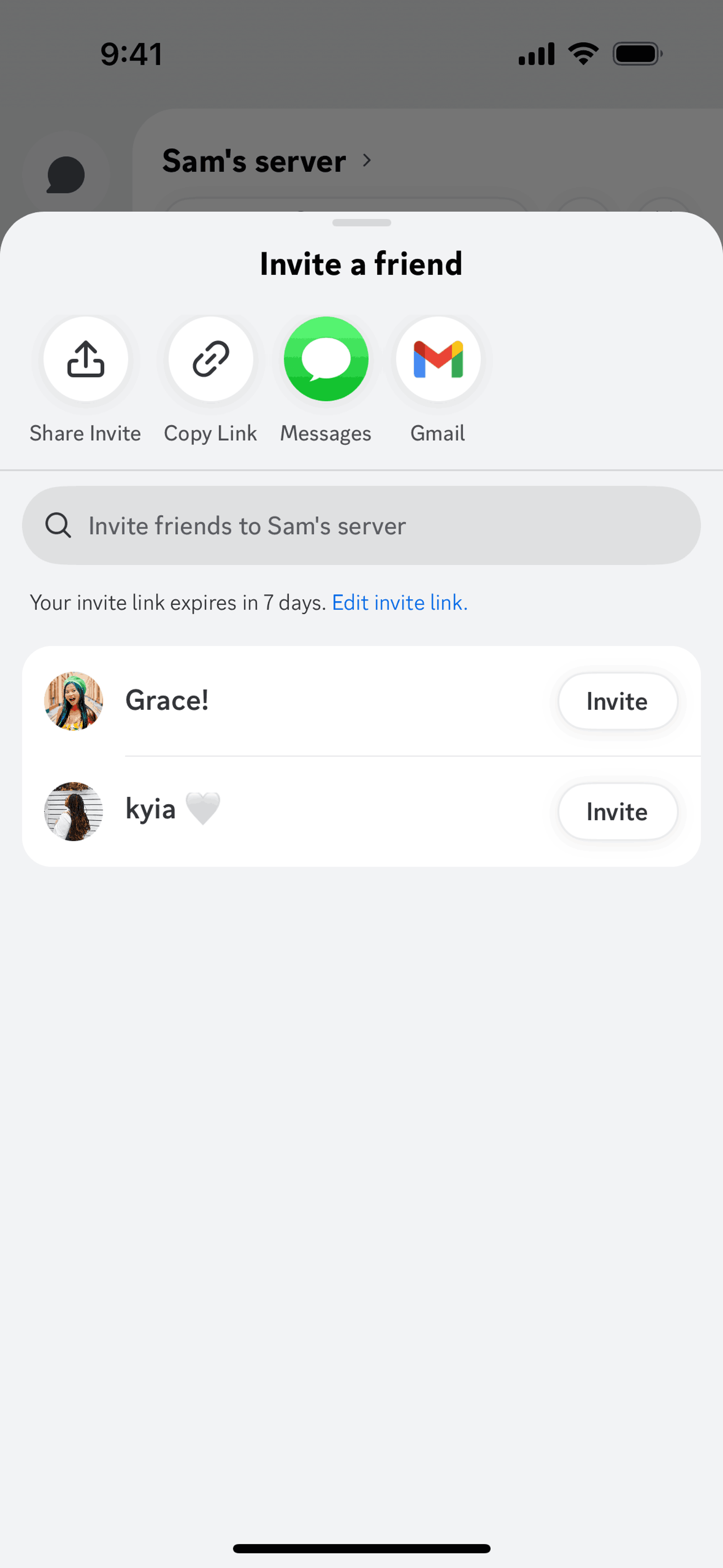 Discord iOS Social Networking interface screenshot 7