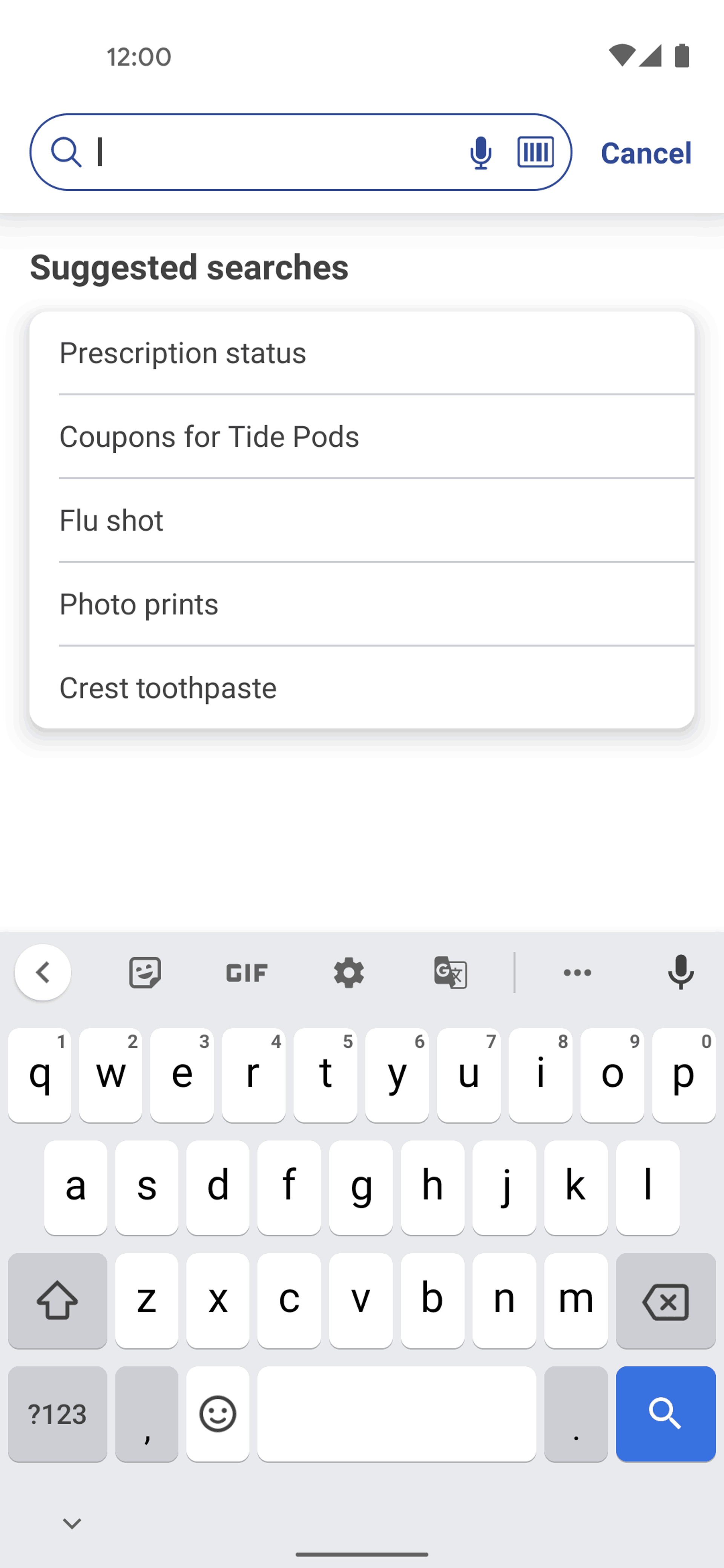 Walgreens Android Shopping interface screenshot 7