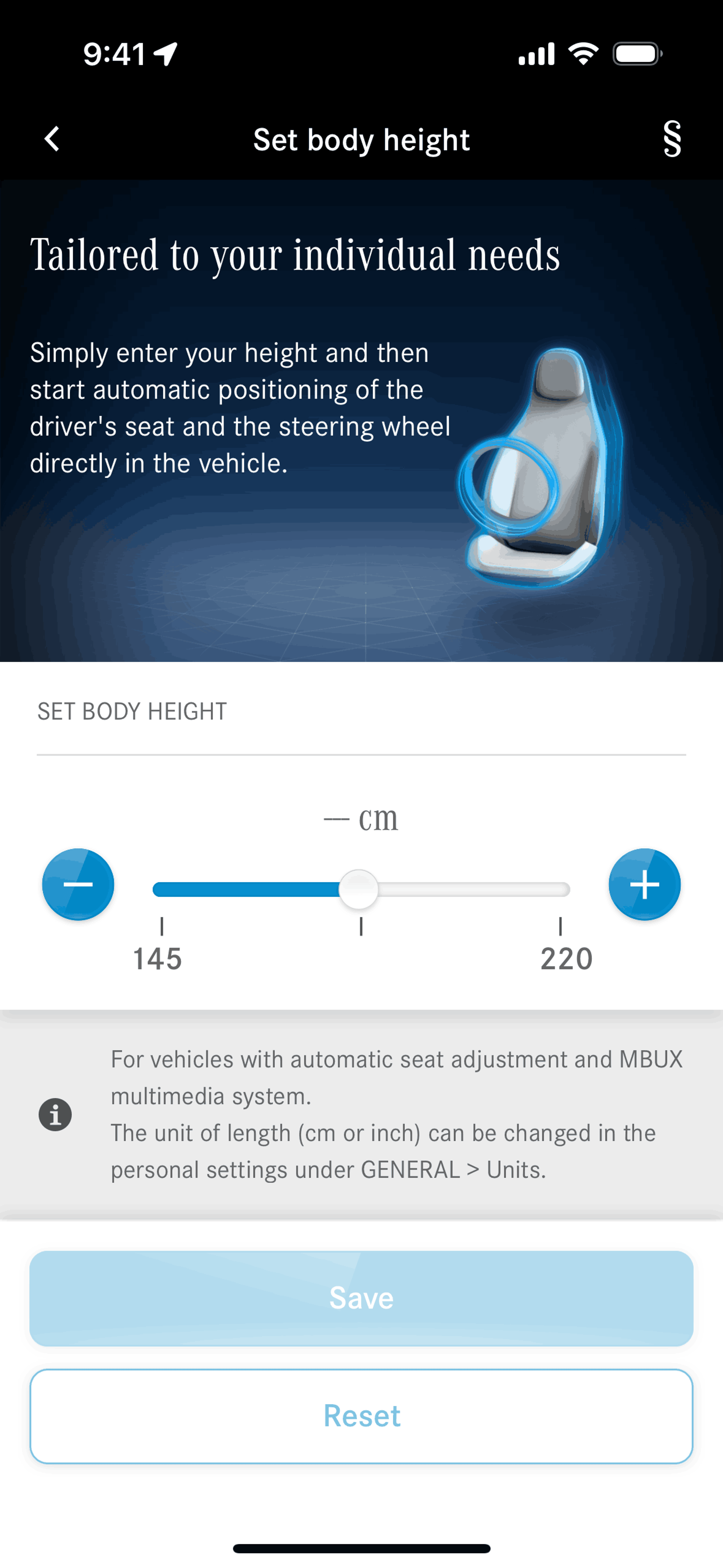 Mercedes-Benz iOS Travel & Transportation interface screenshot 21