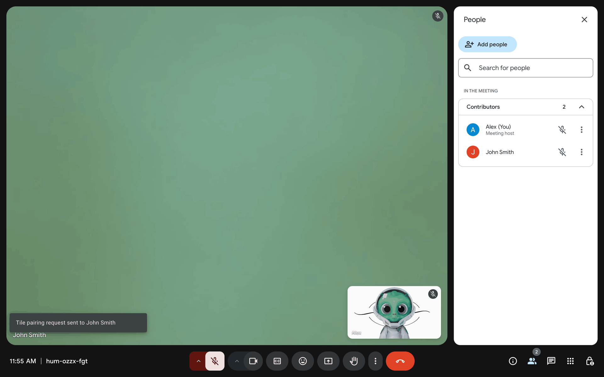 Google Meet Web Social Networking interface screenshot 12