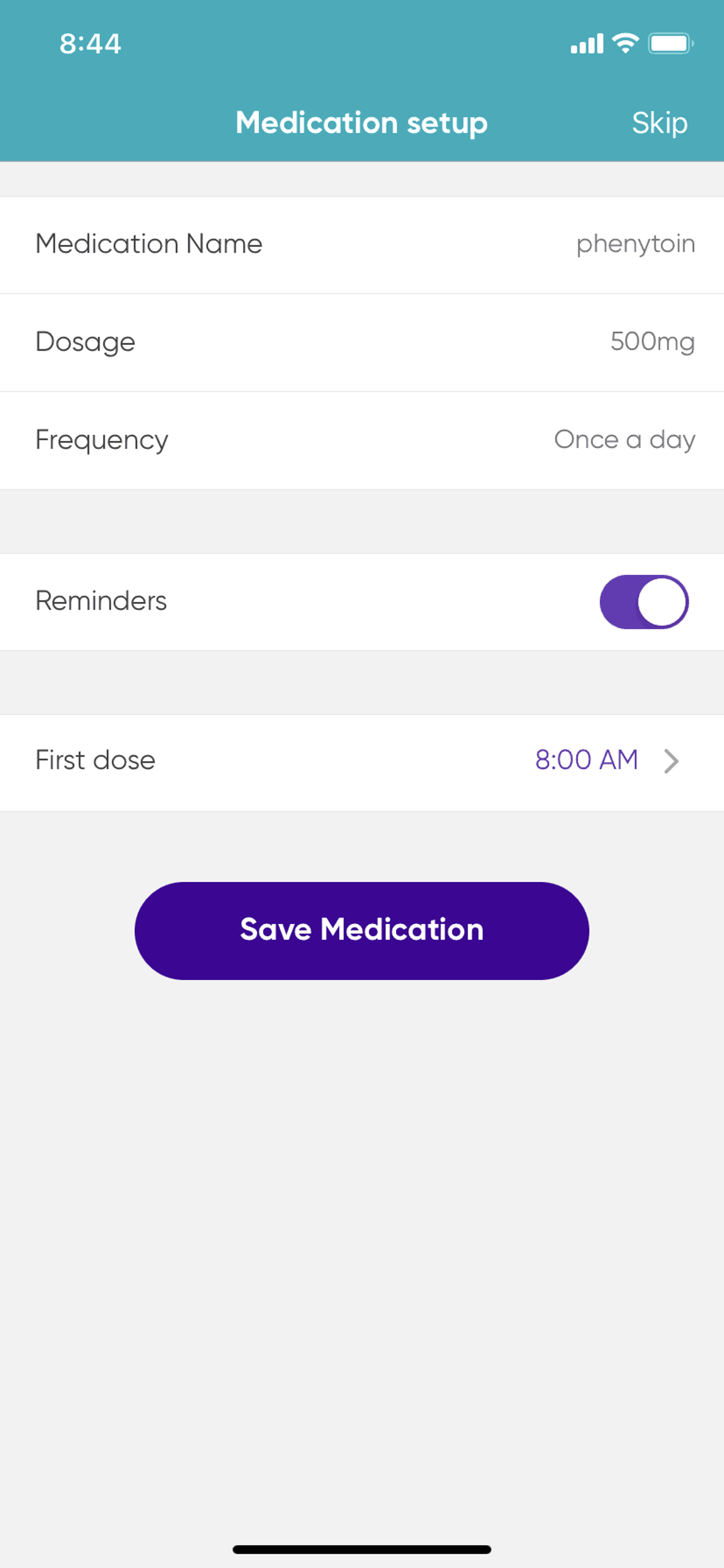 Epsy iOS Health & Fitness interface screenshot 21