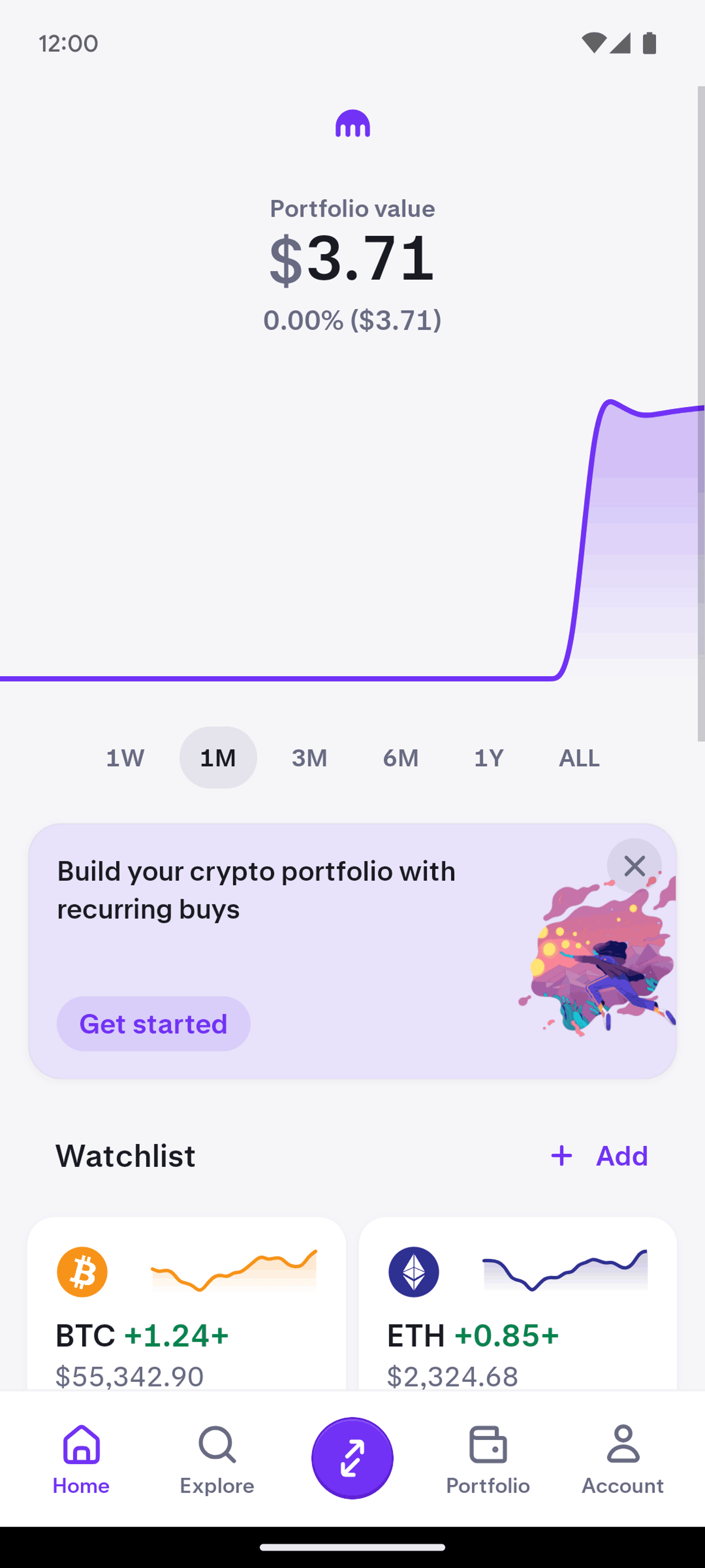 Kraken Android Finance interface screenshot 22
