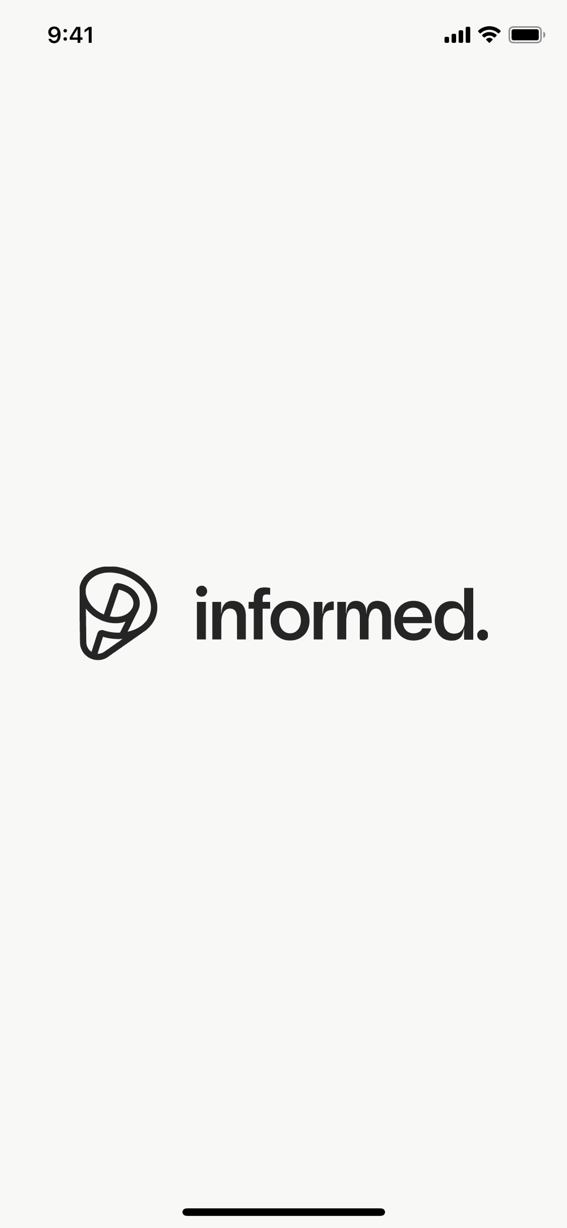 informed News iOS News interface screenshot 1