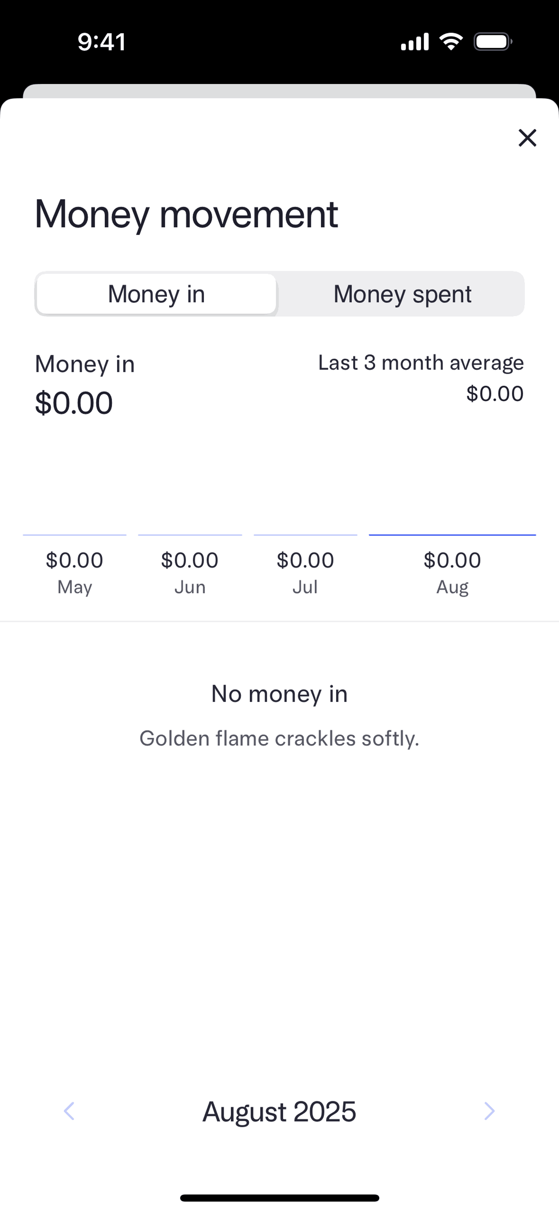 Mercury iOS Finance interface screenshot 13