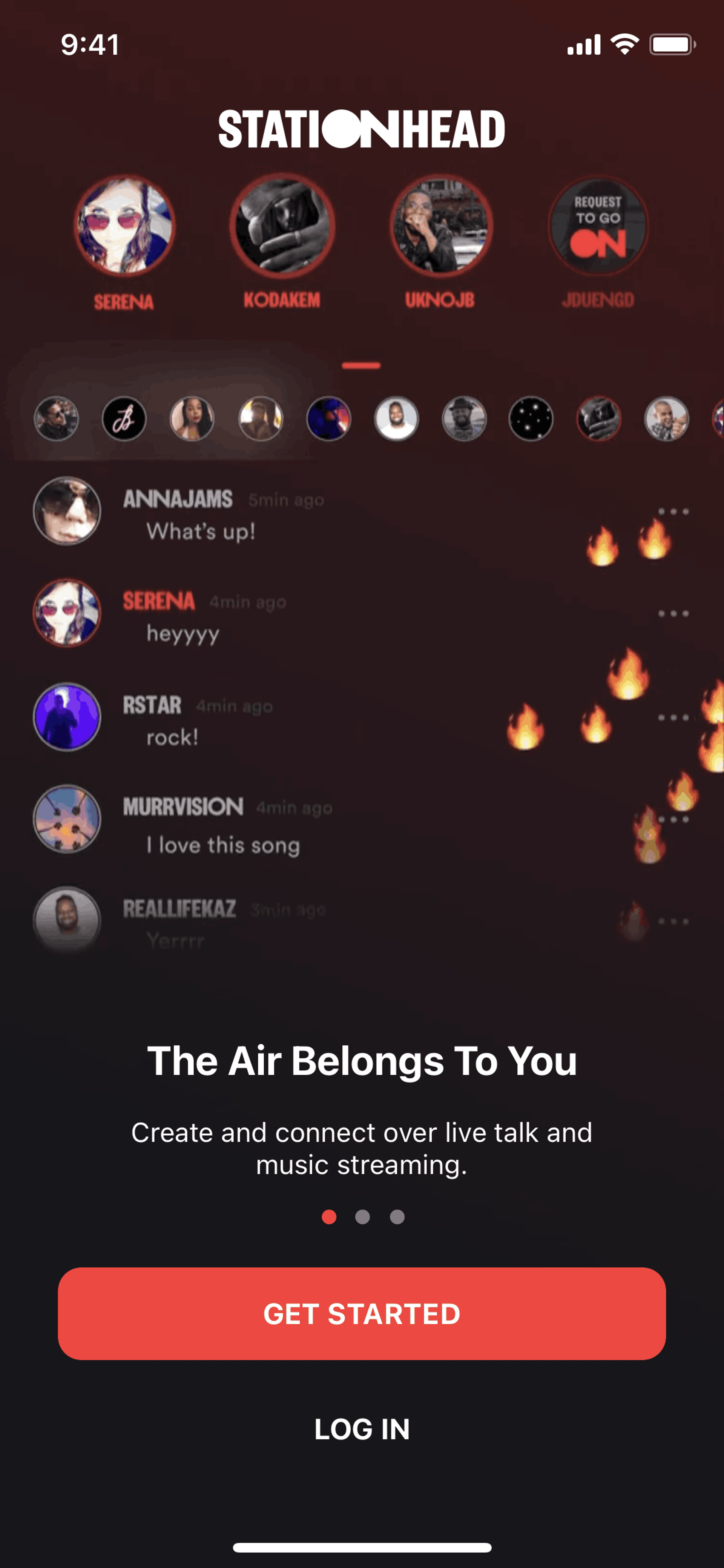 Stationhead iOS Music & Audio interface screenshot 5
