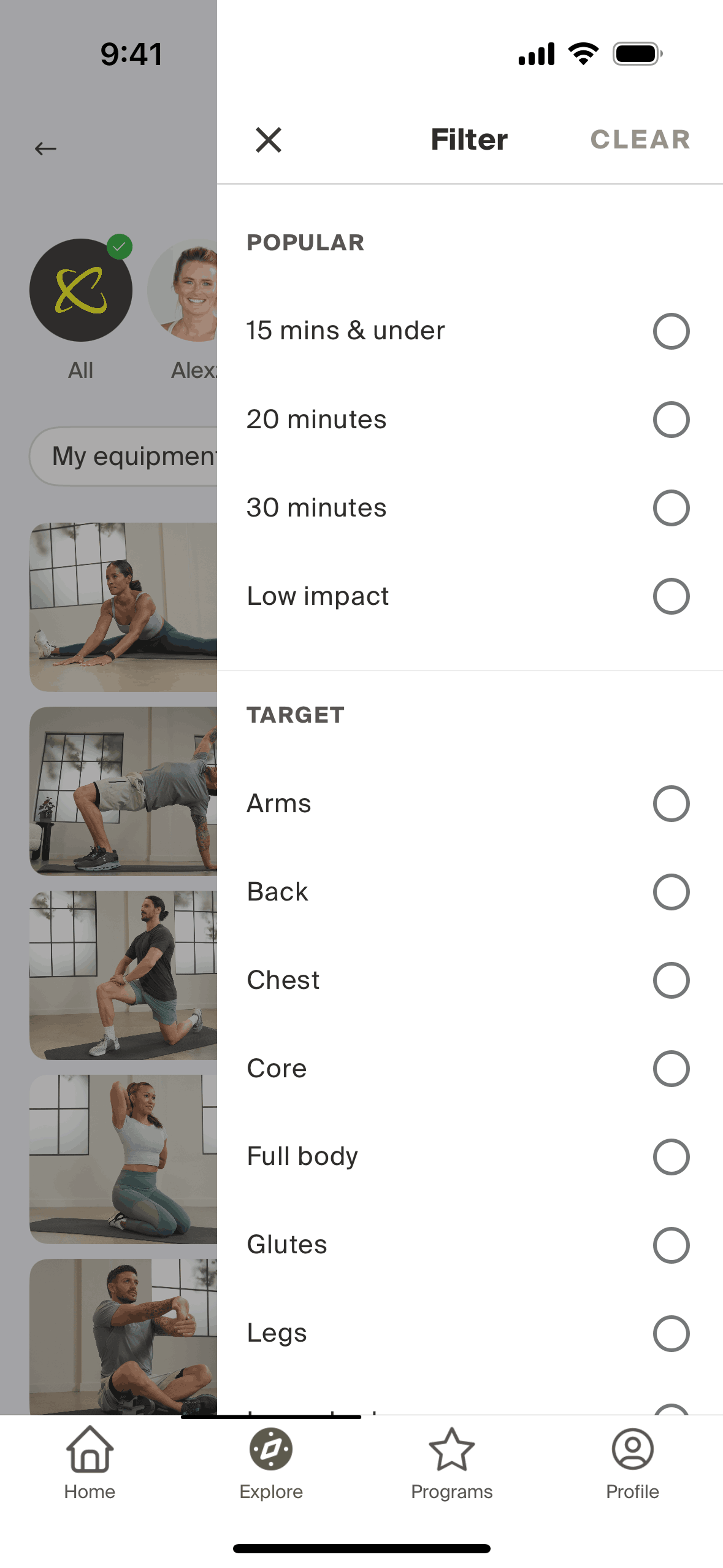 Centr iOS Health & Fitness interface screenshot 12