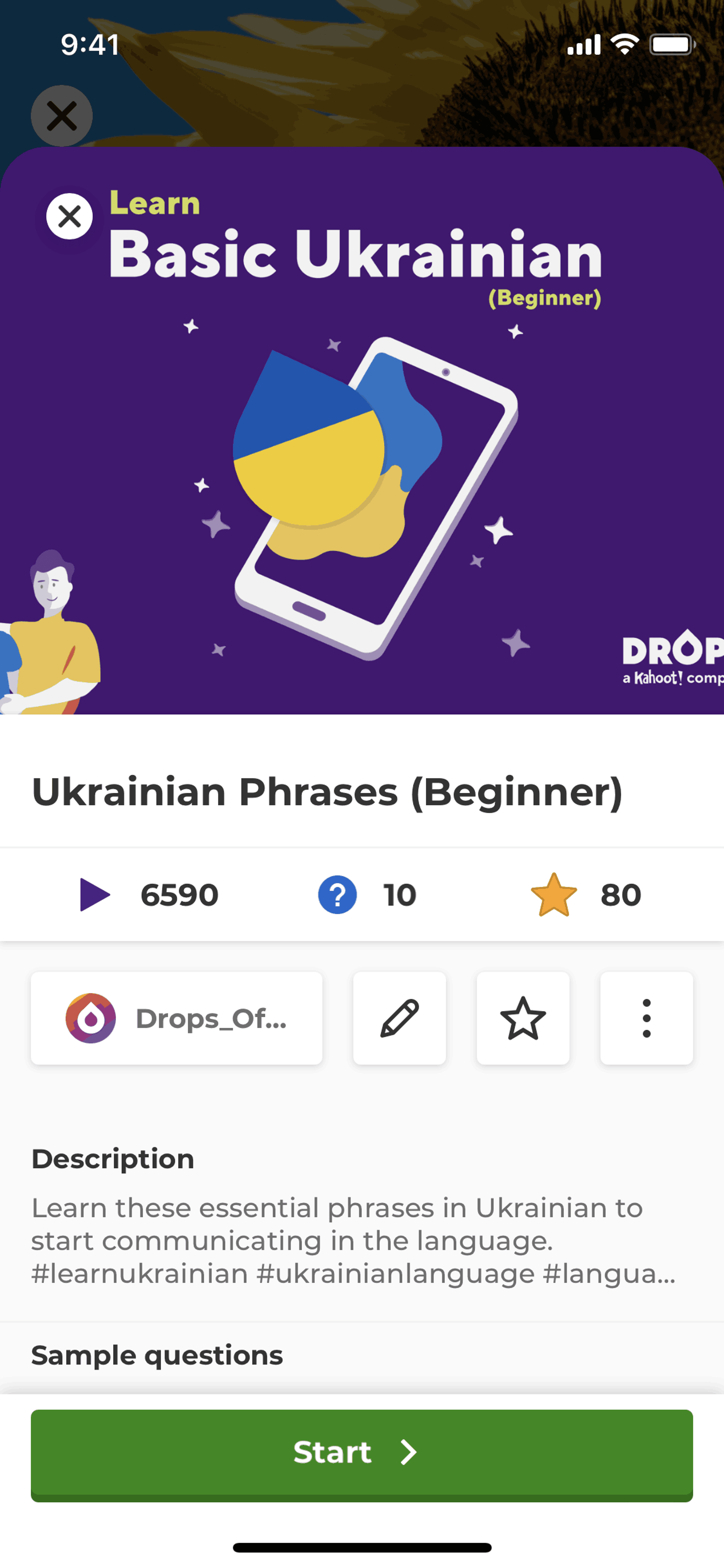 Kahoot! iOS Education interface screenshot 18
