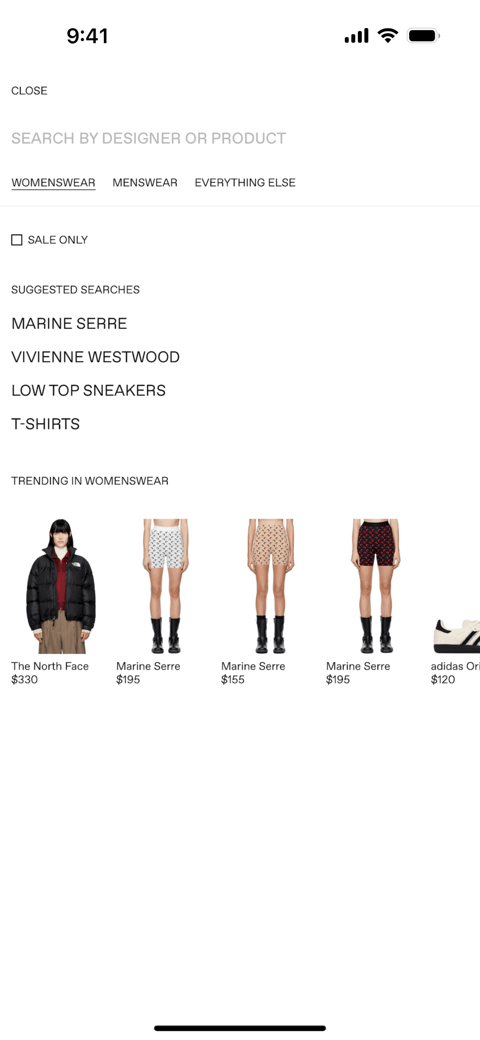 SSENSE iOS Shopping interface screenshot 12
