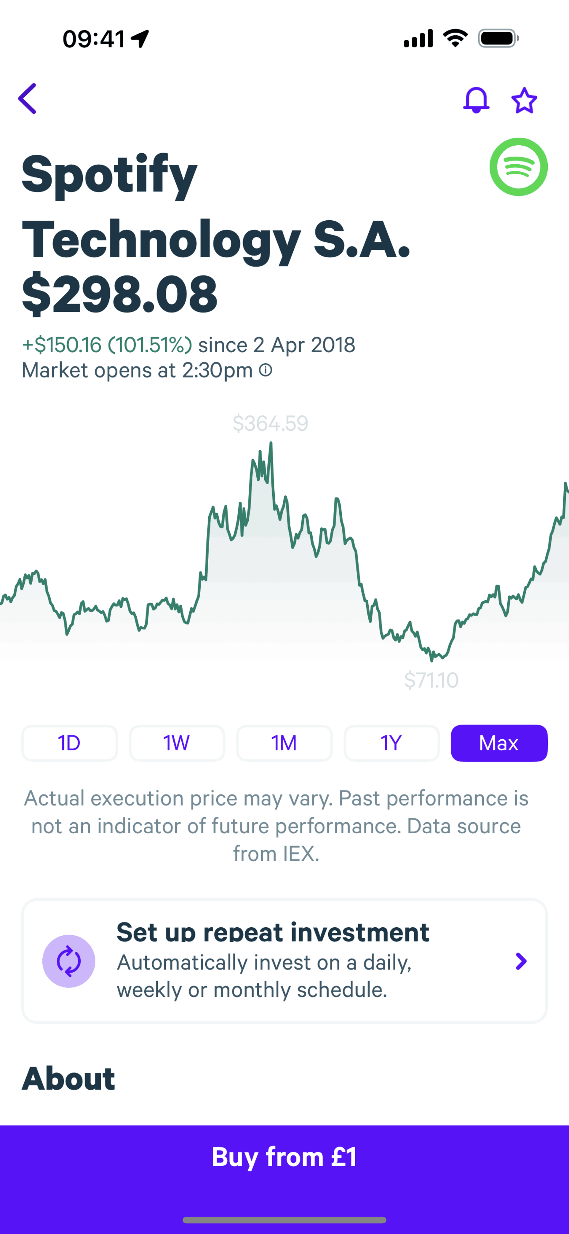 Plum iOS Finance interface screenshot 4