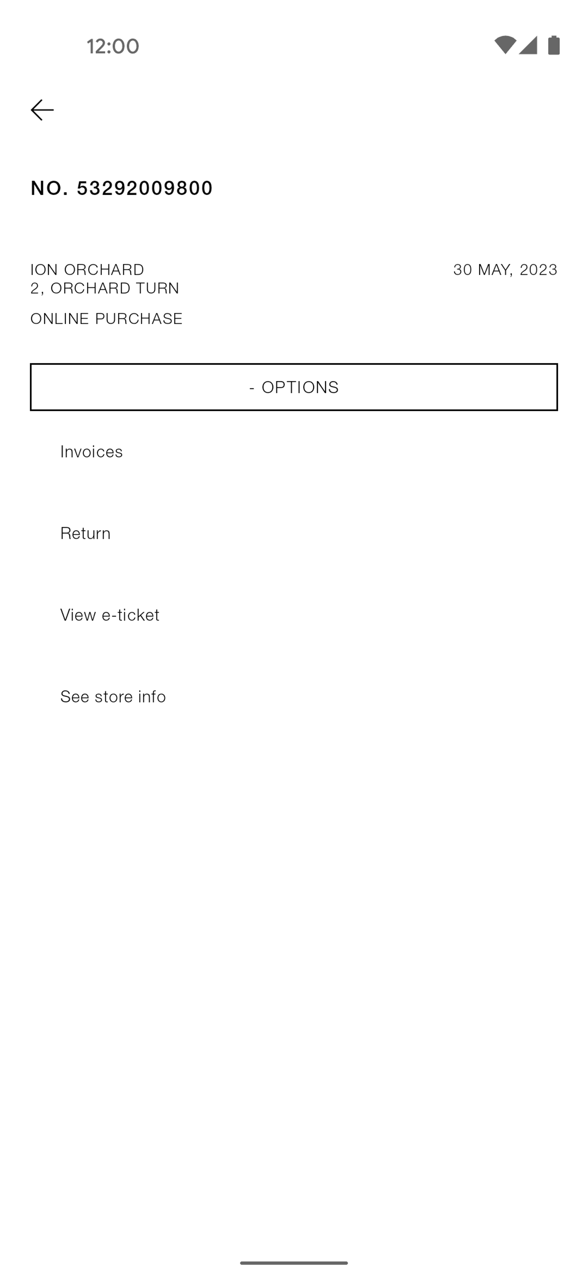 ZARA Android Shopping interface screenshot 24