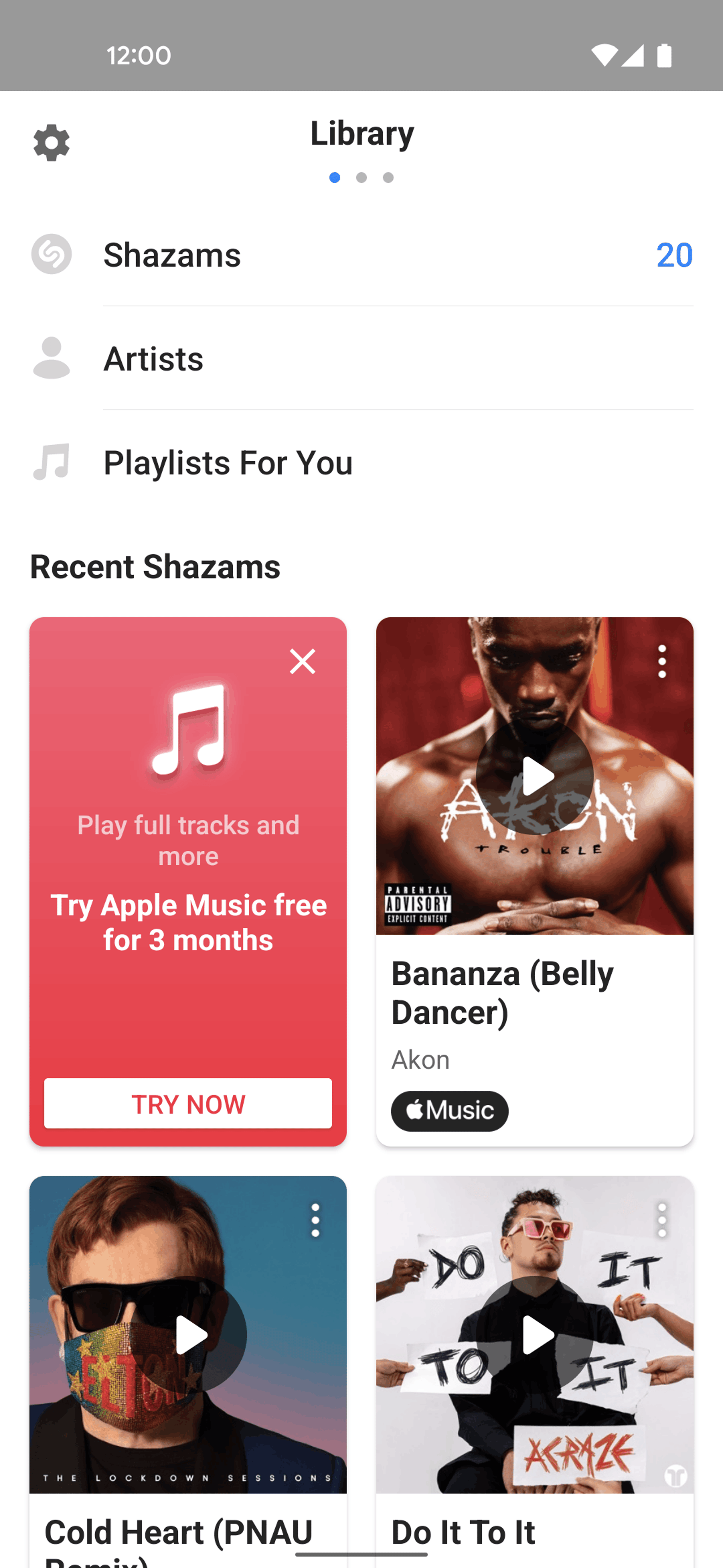 Shazam Android Music & Audio interface screenshot 4