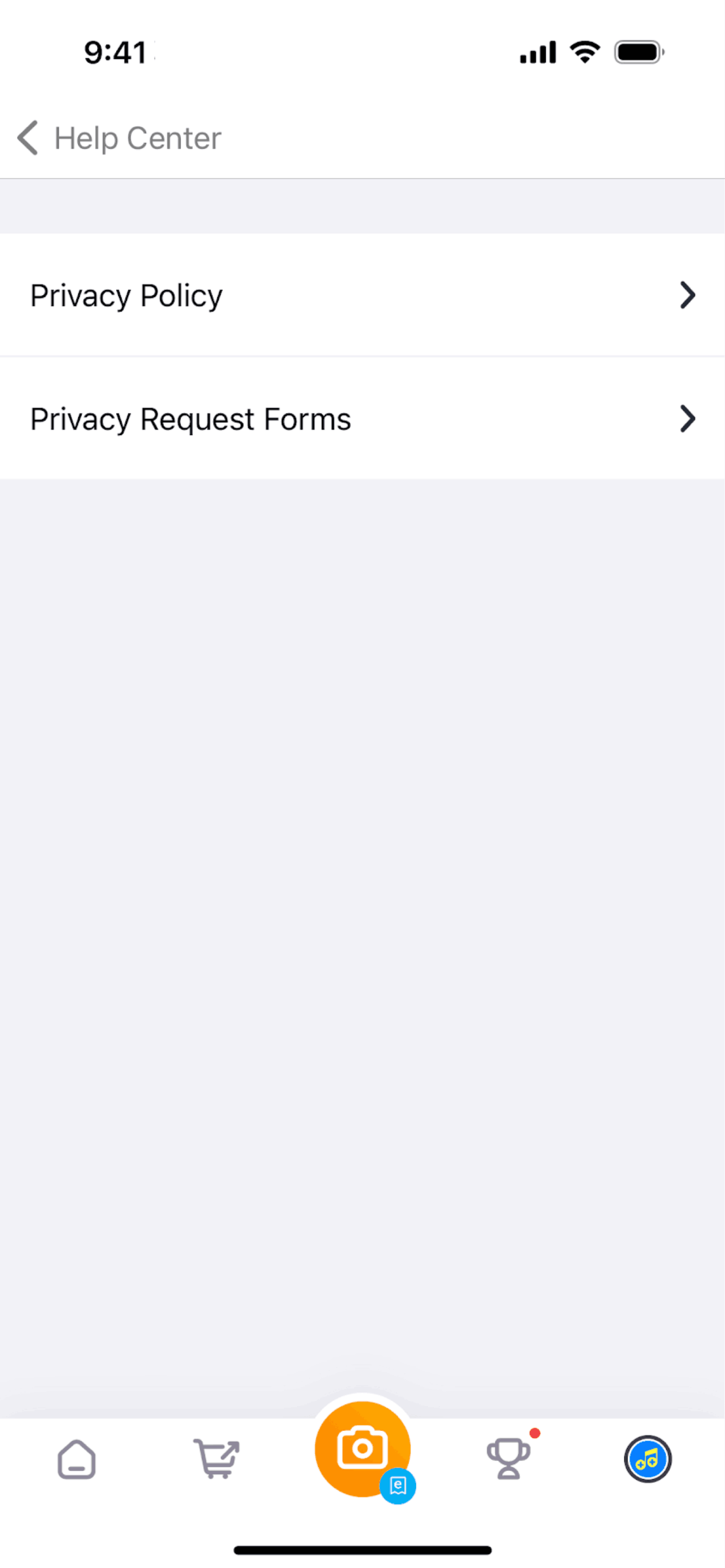 Fetch iOS Shopping interface screenshot 9