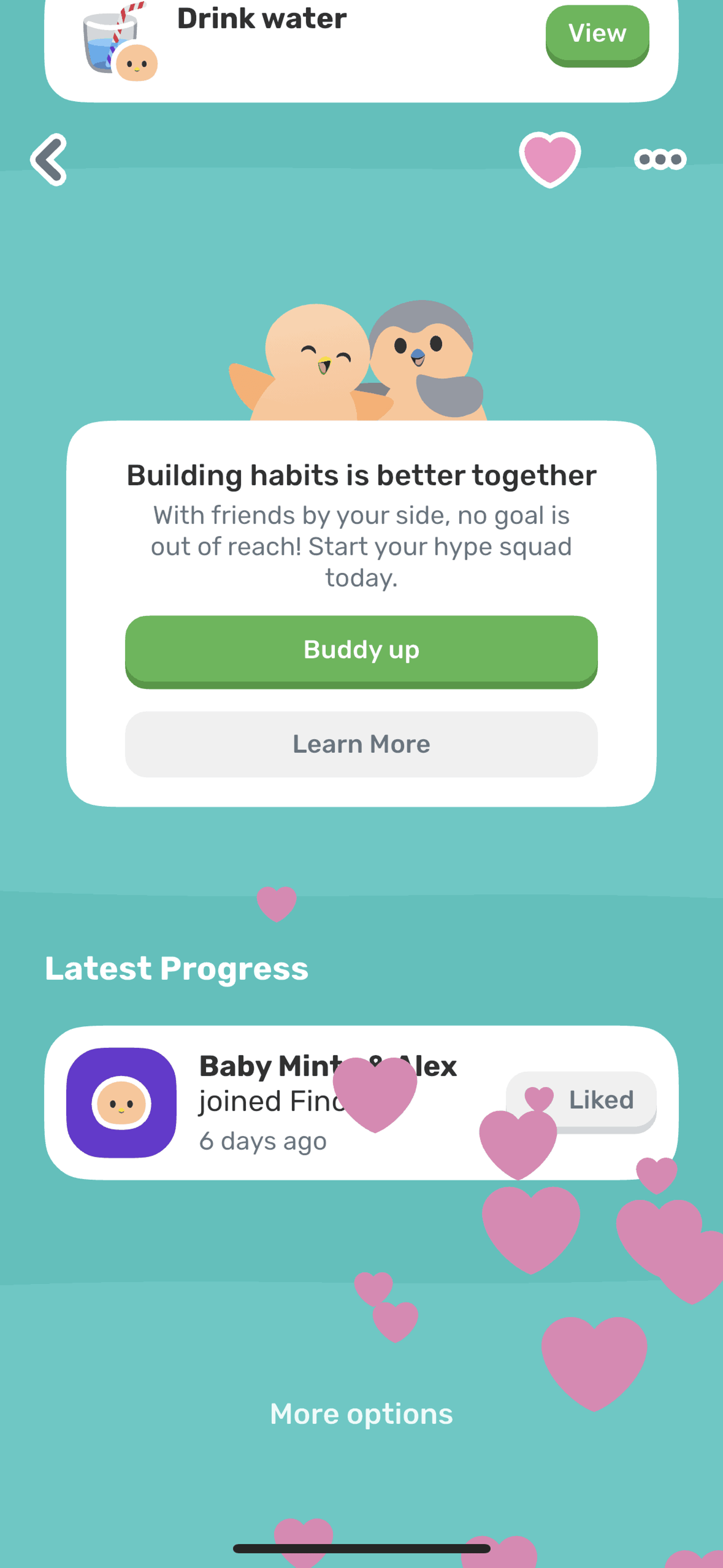 Finch iOS Health & Fitness interface screenshot 6