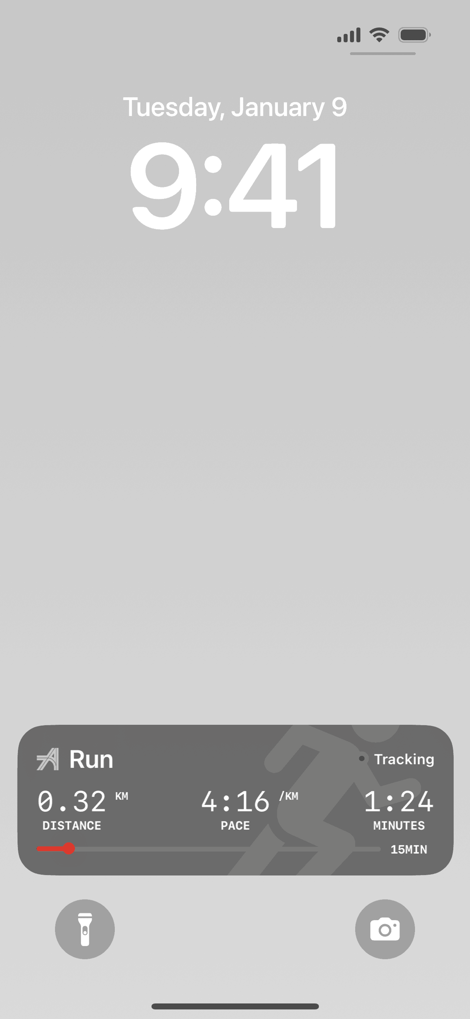 Any Distance iOS Health & Fitness interface screenshot 2