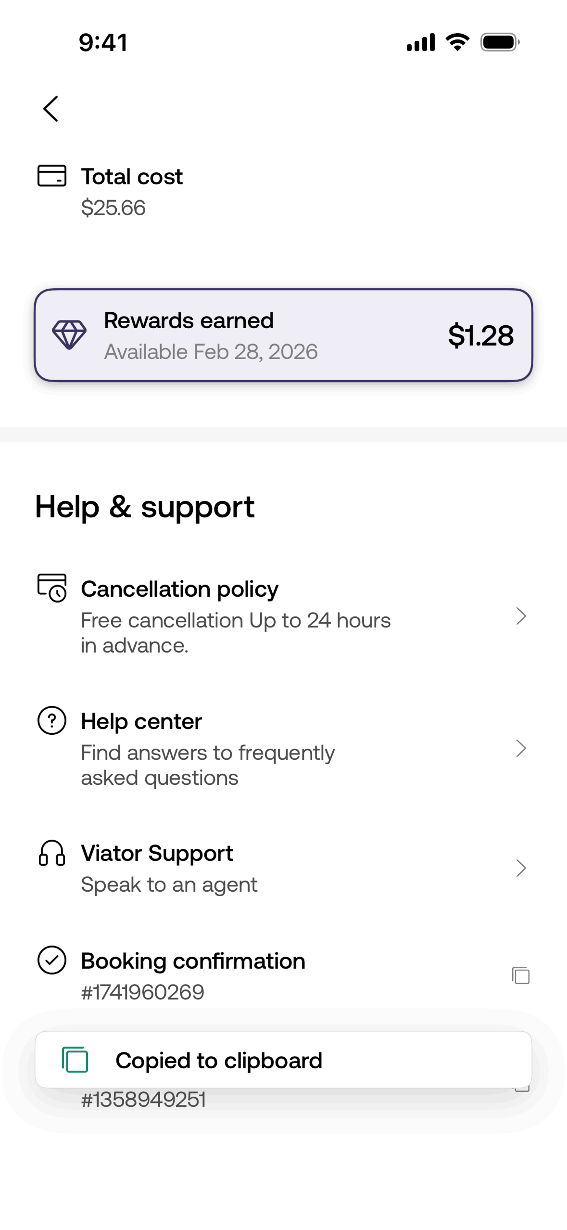 Viator iOS Travel & Transportation interface screenshot 14