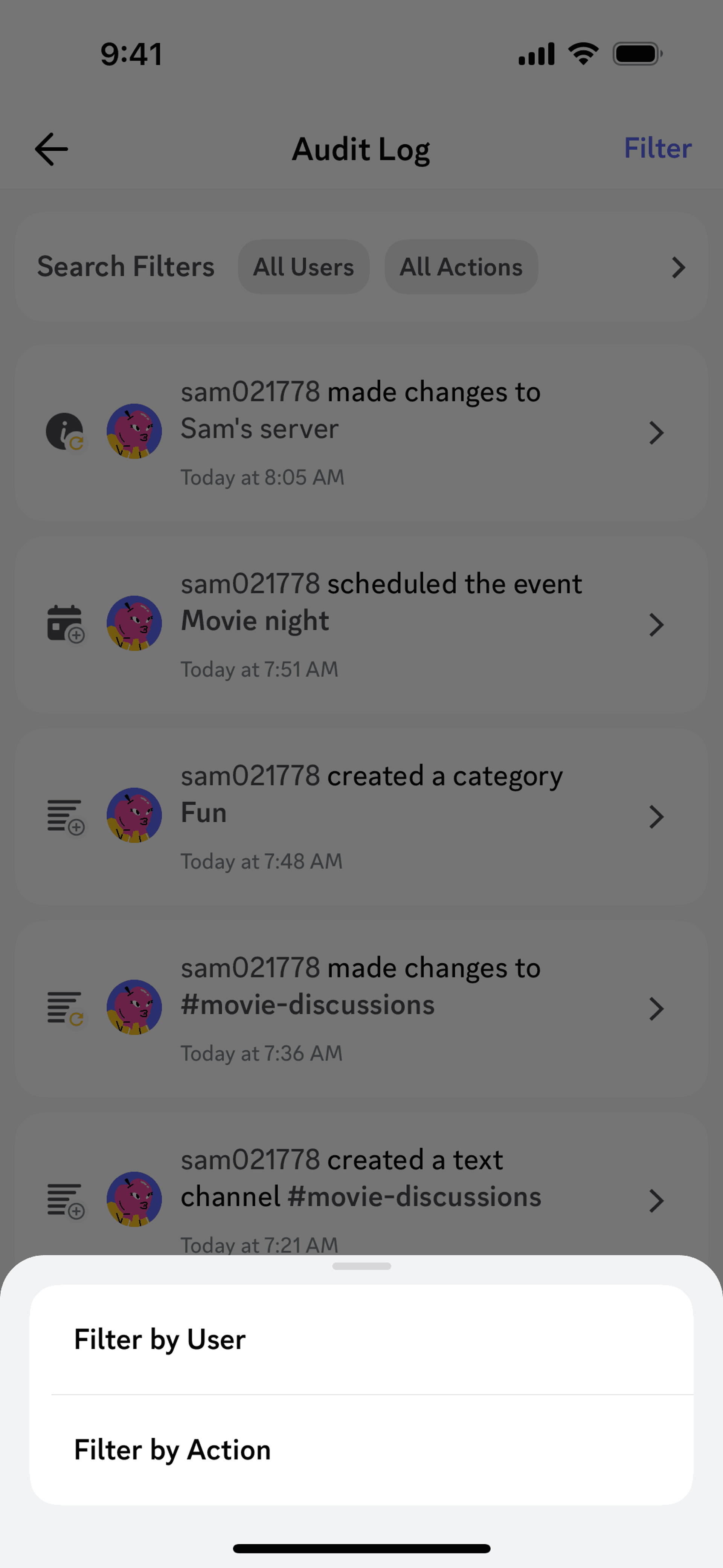 Discord iOS Social Networking interface screenshot 16