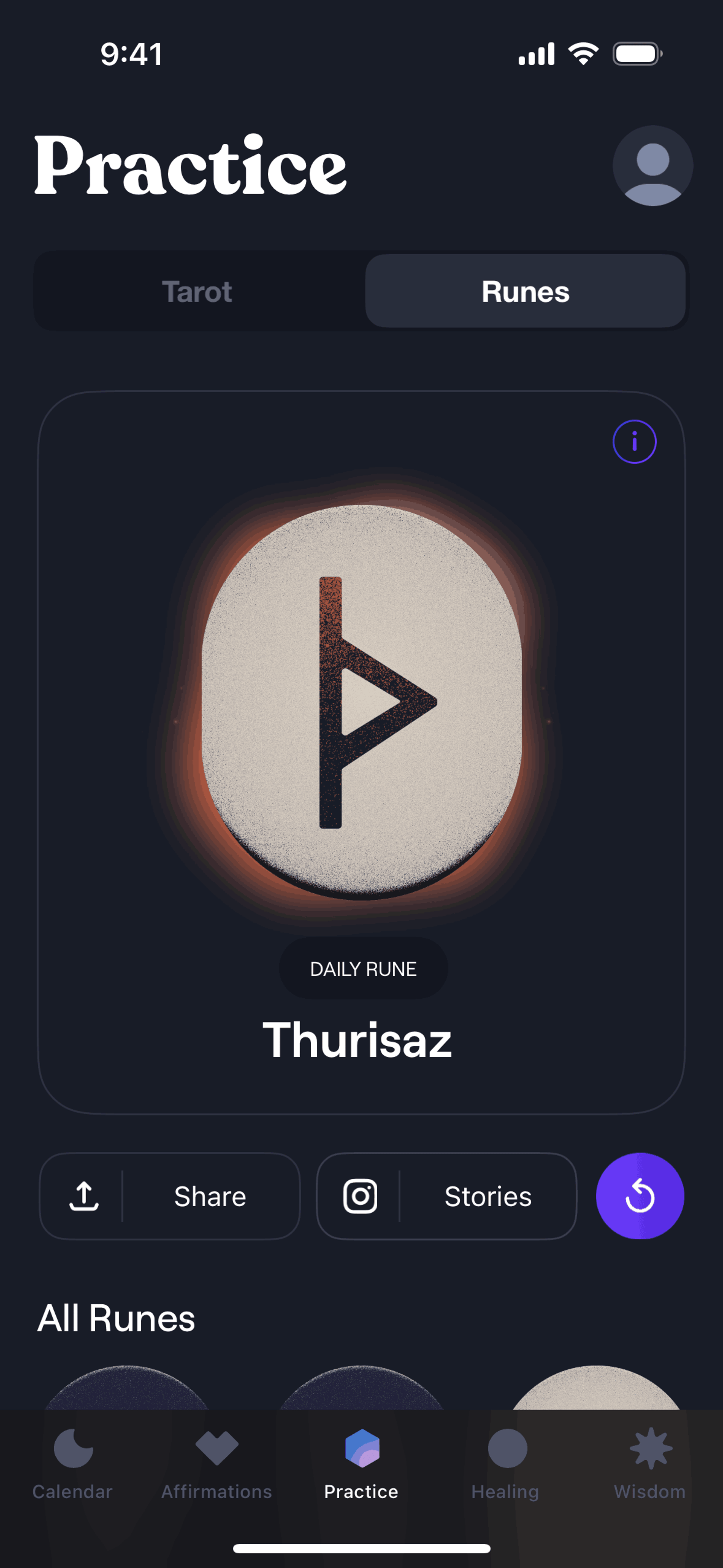 Moonly iOS Lifestyle interface screenshot 16