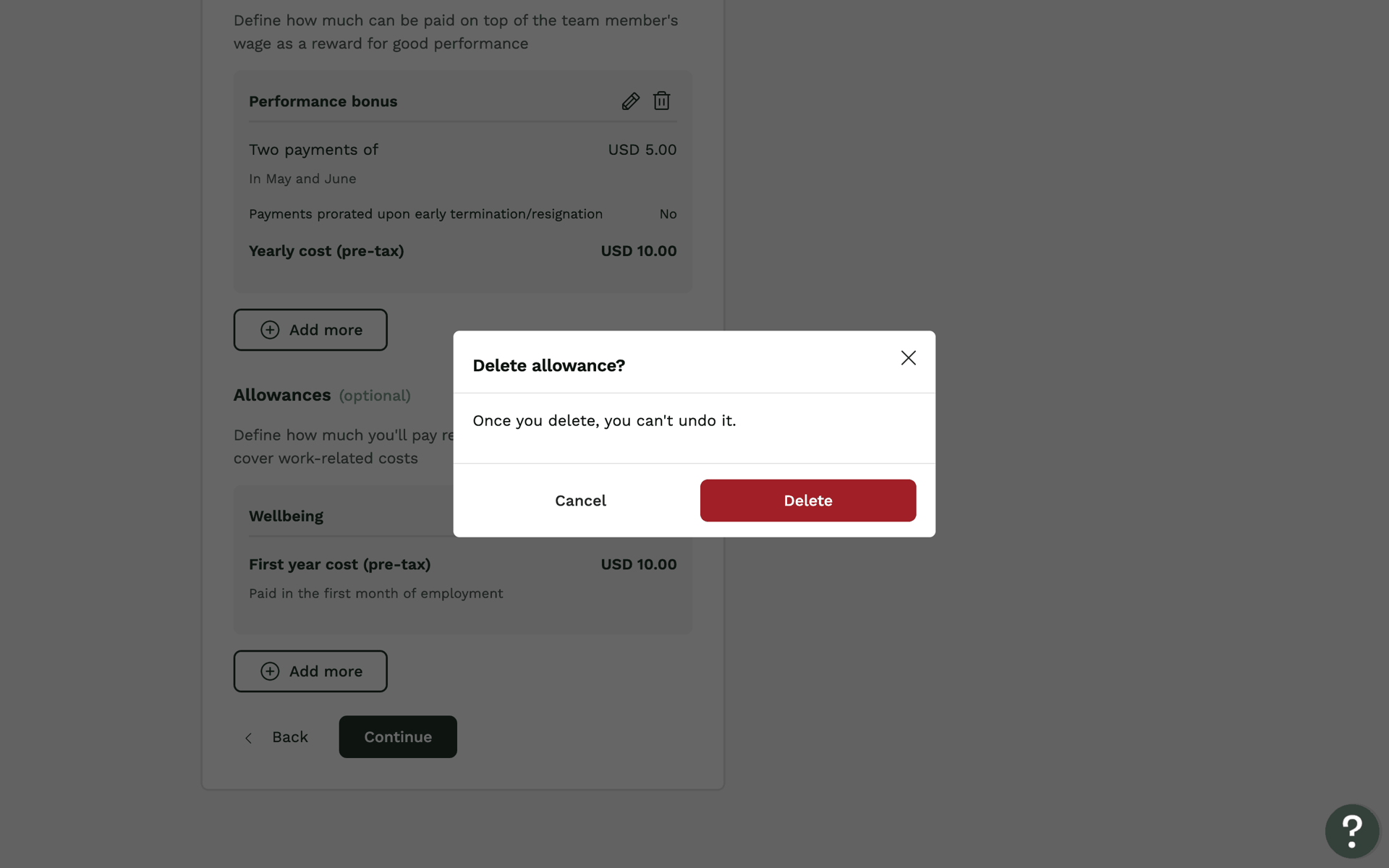 Oyster Web Business interface screenshot 7