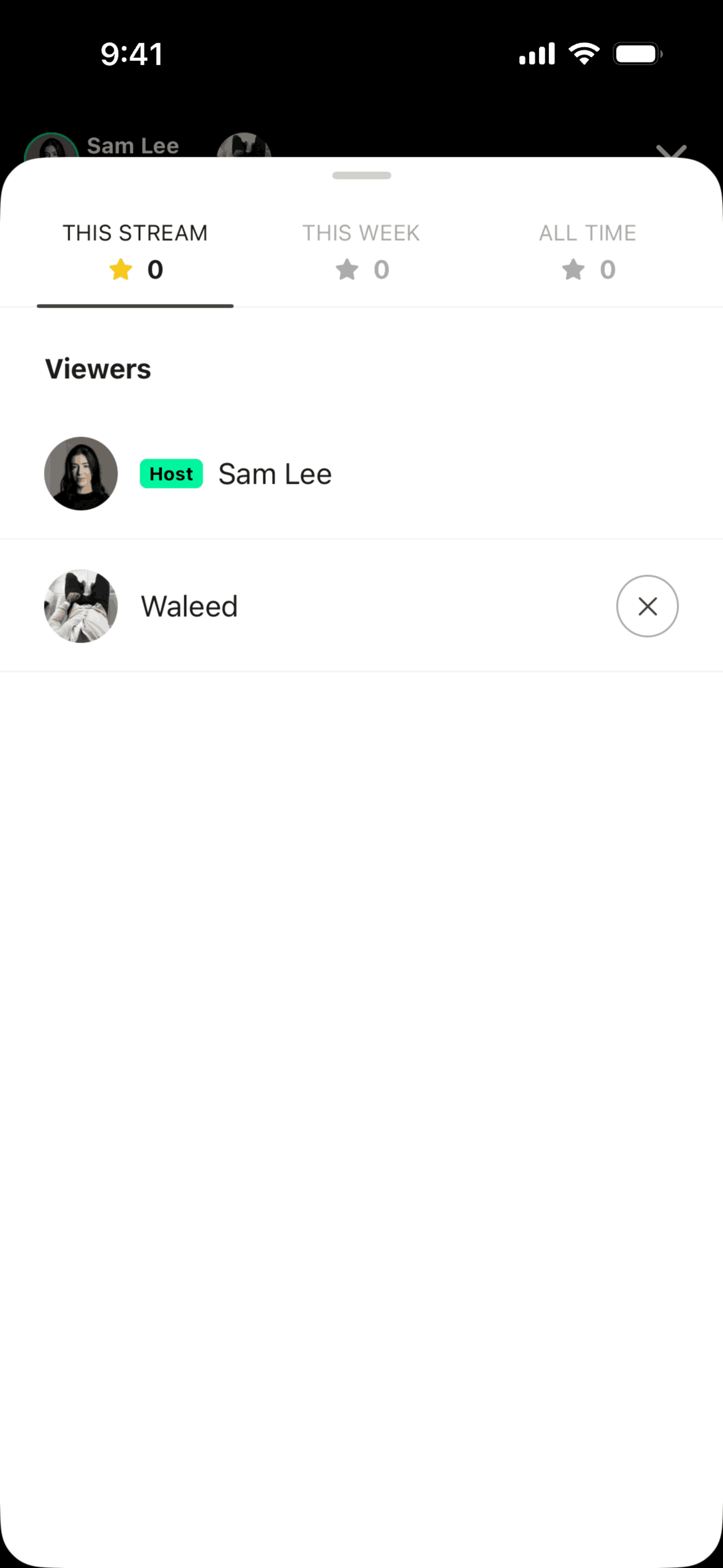 Azar iOS Social Networking interface screenshot 9
