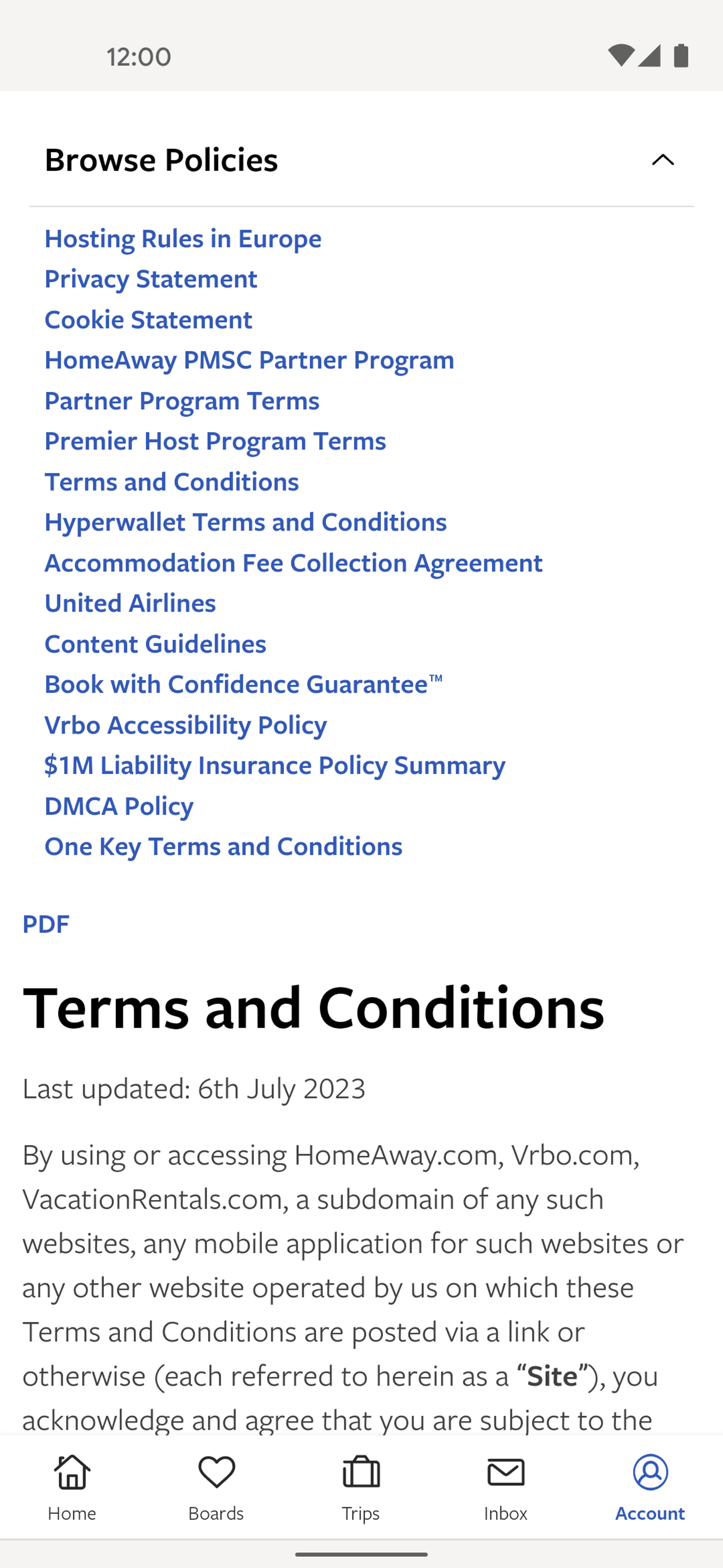 Vrbo Android Real Estate interface screenshot 19