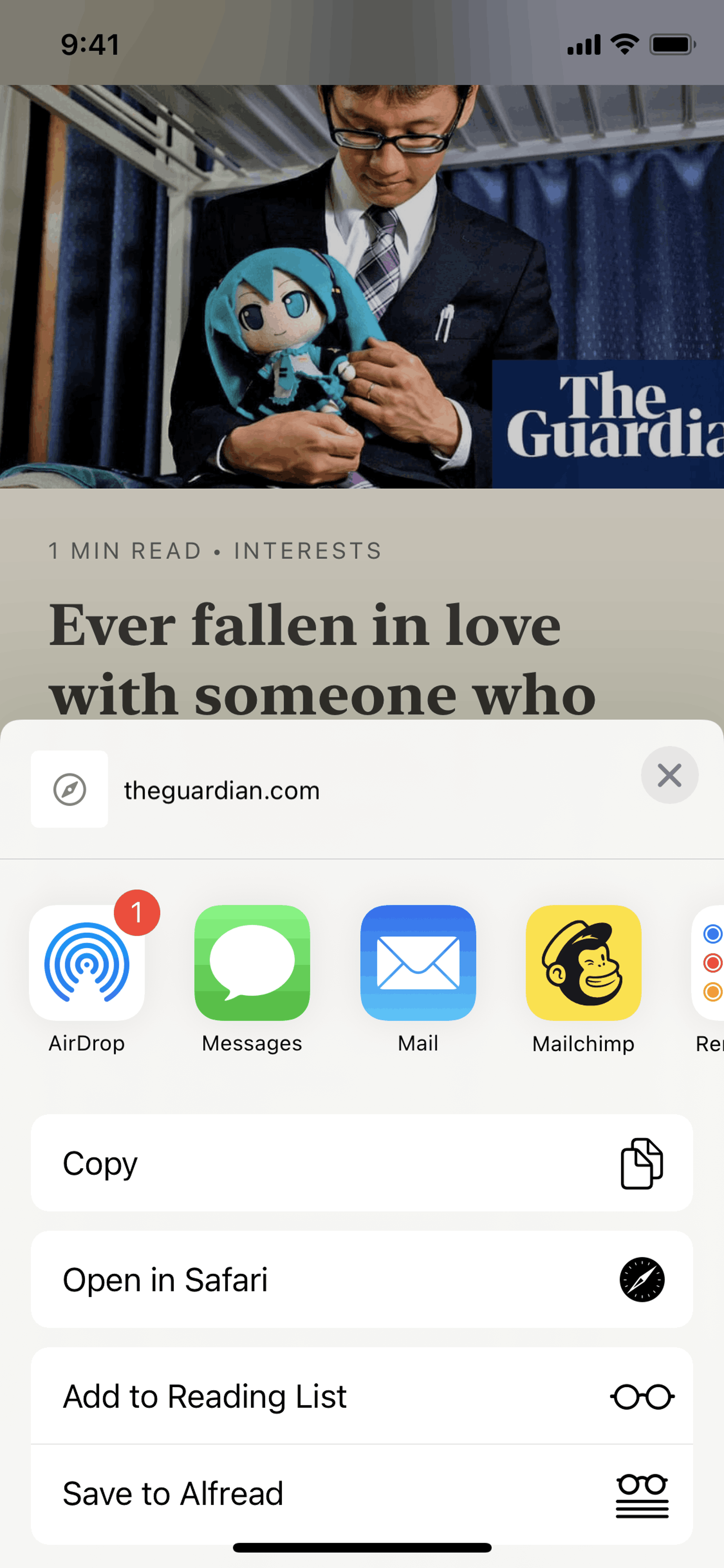 Alfread iOS Productivity interface screenshot 15