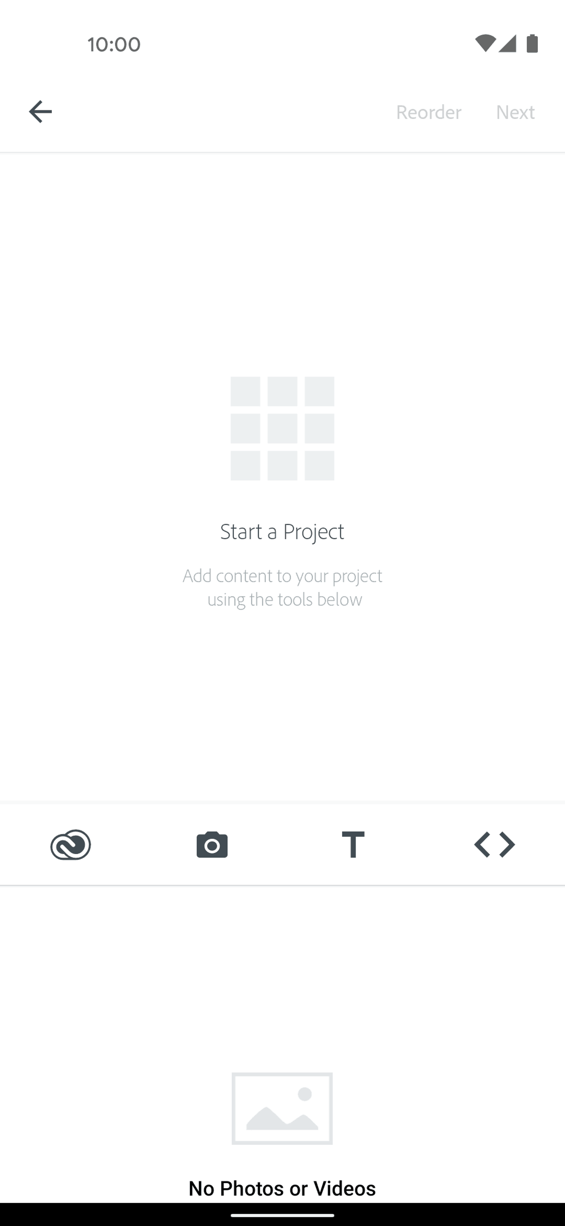Behance Android Social Networking interface screenshot 13