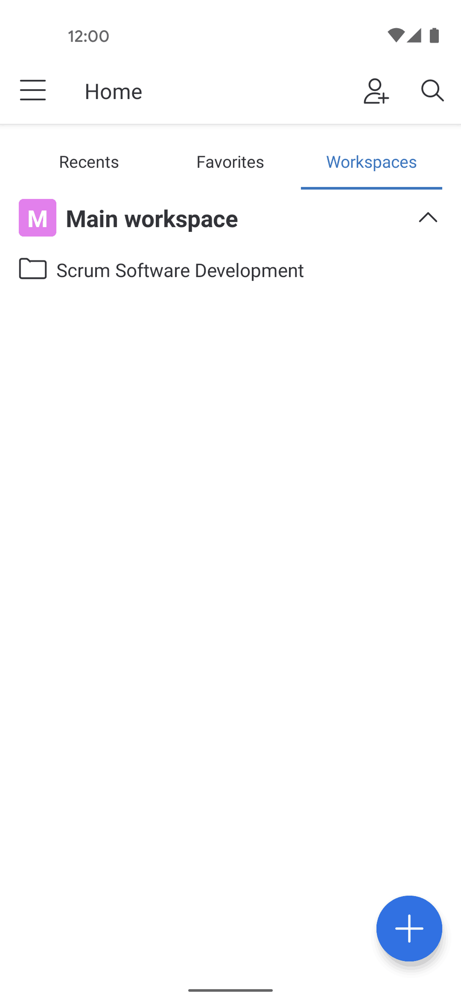 monday.com Android Collaboration interface screenshot 22