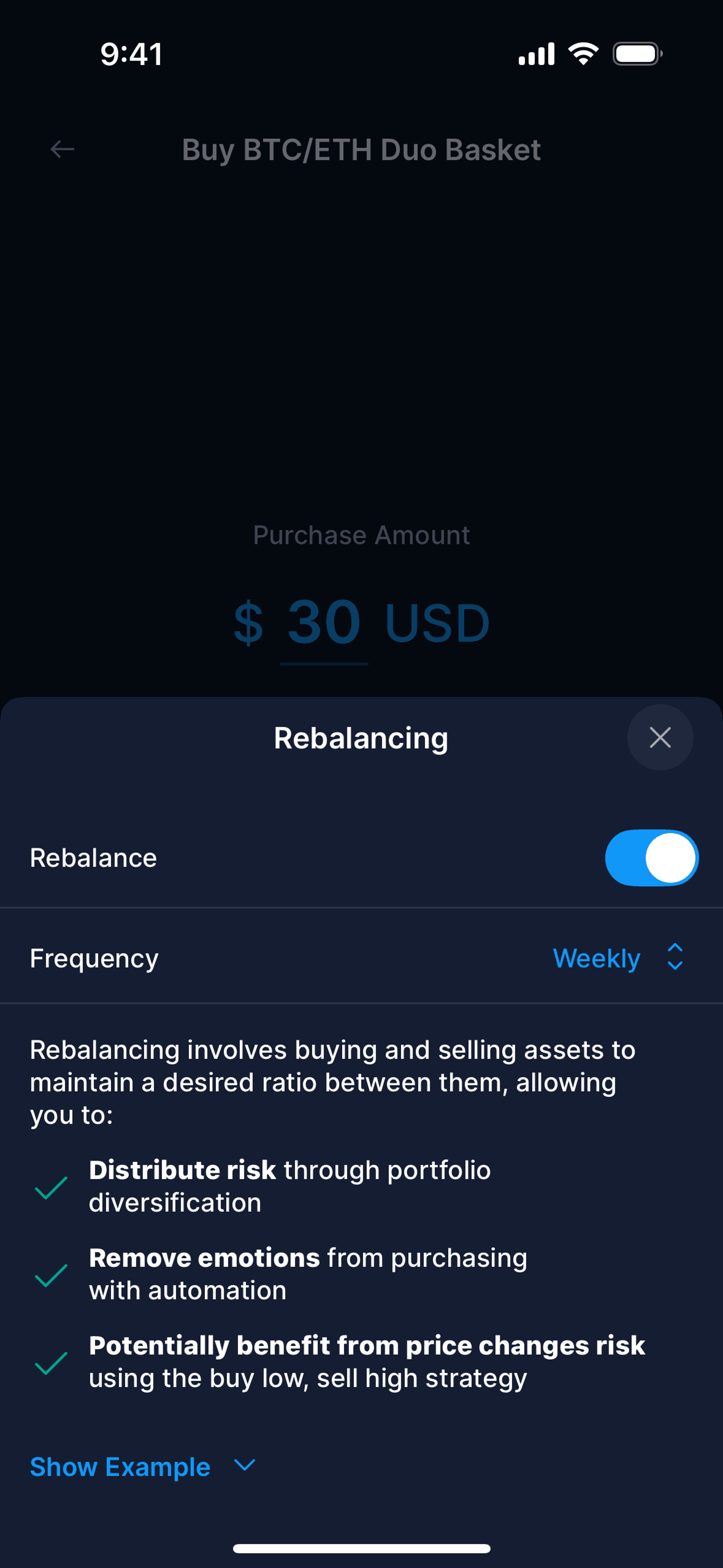 Crypto.com iOS Finance interface screenshot 11