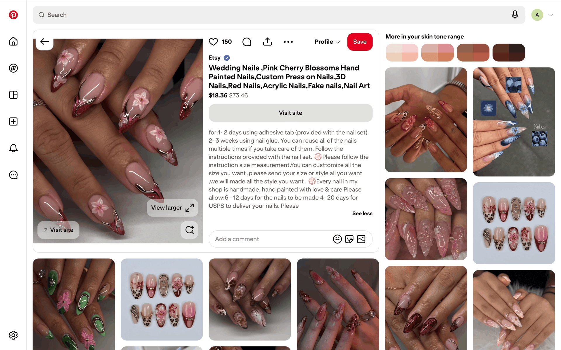 Pinterest Web Photo & Video interface screenshot 18