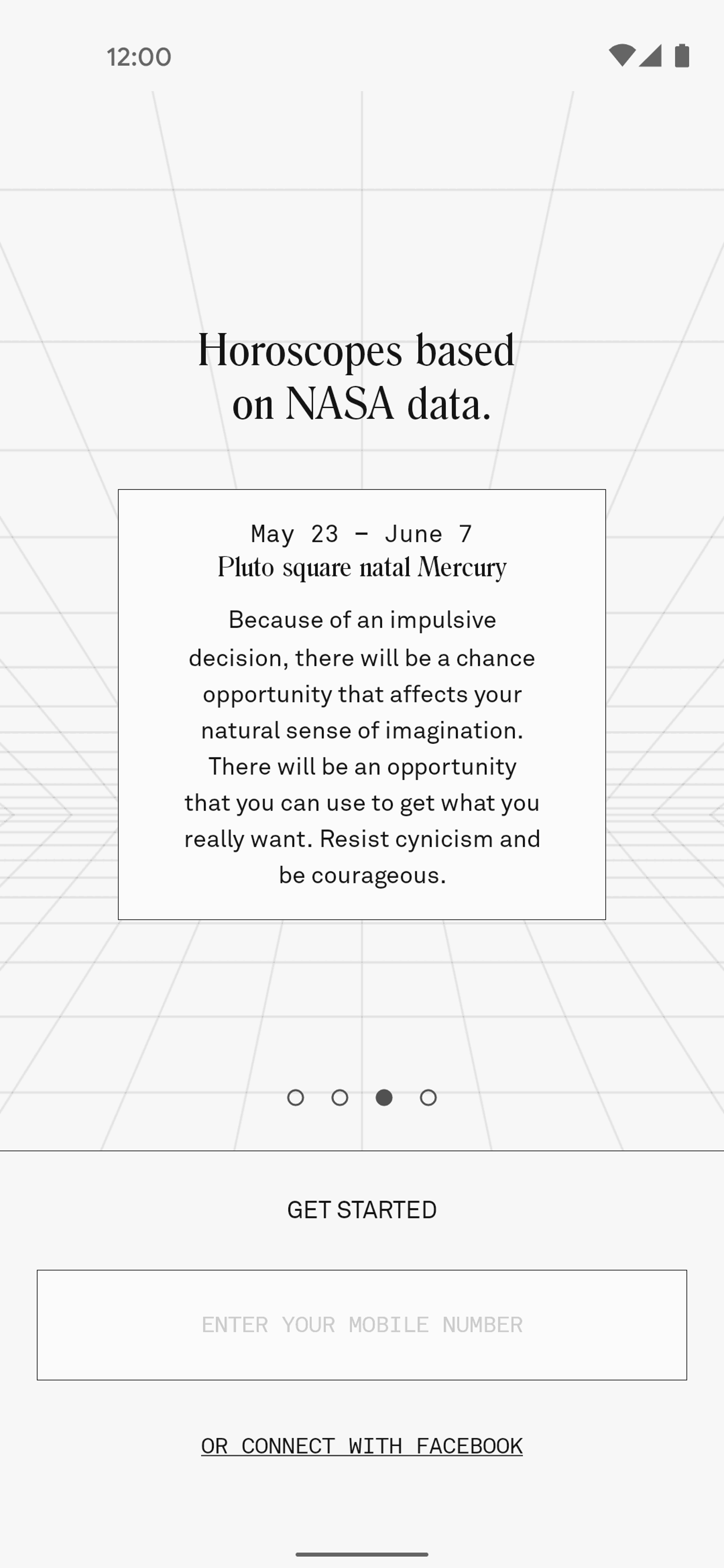 Co–Star Android Lifestyle interface screenshot 3