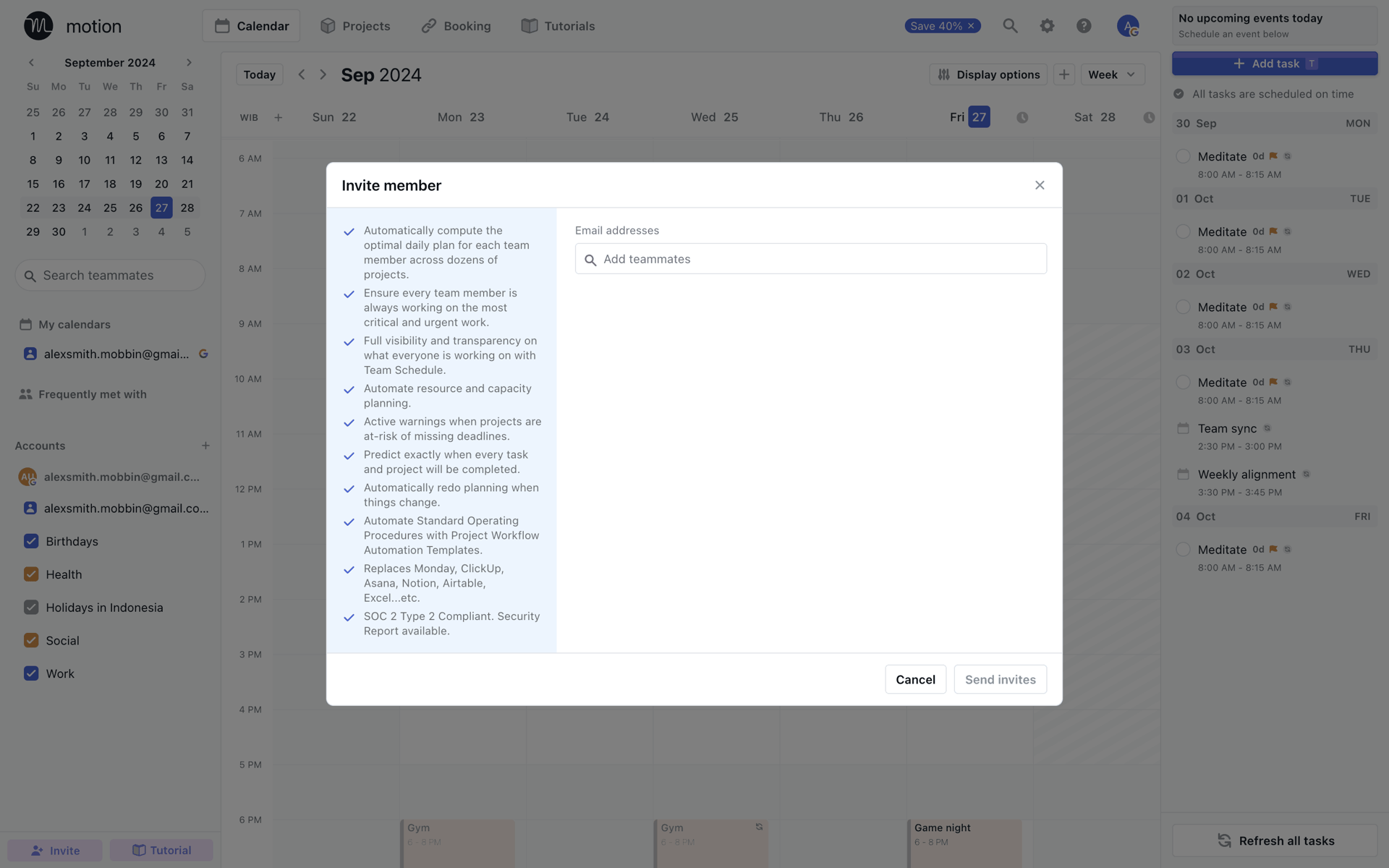 Motion Web AI interface screenshot 10