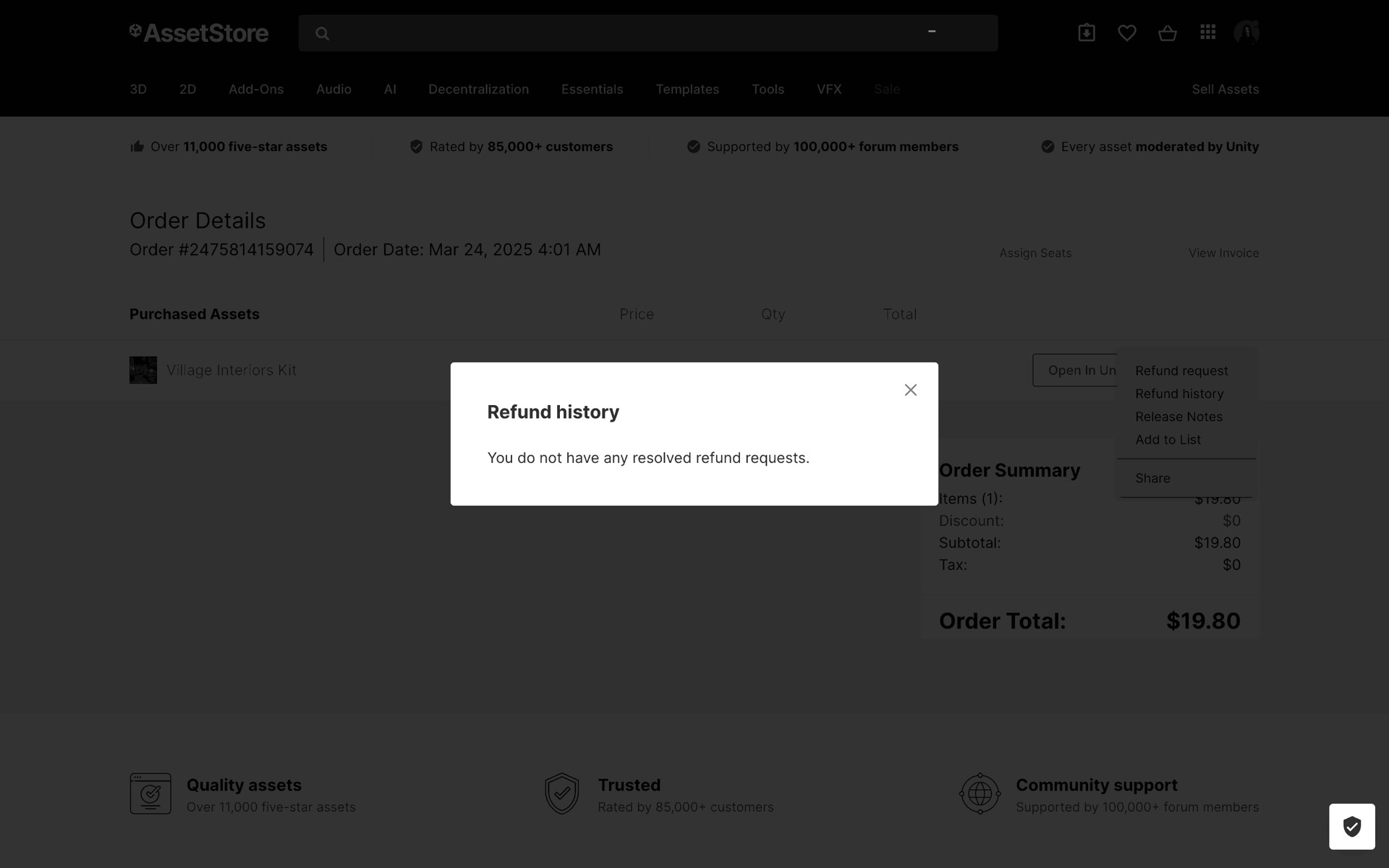 Unity Web Developer Tools interface screenshot 7