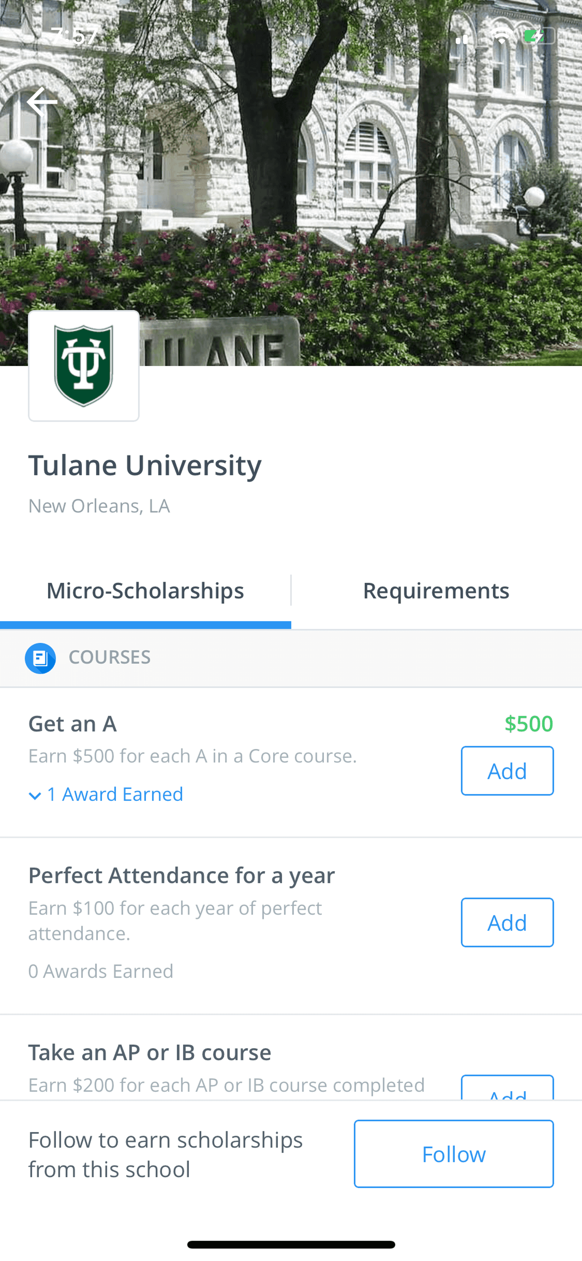 RaiseMe iOS Education interface screenshot 23