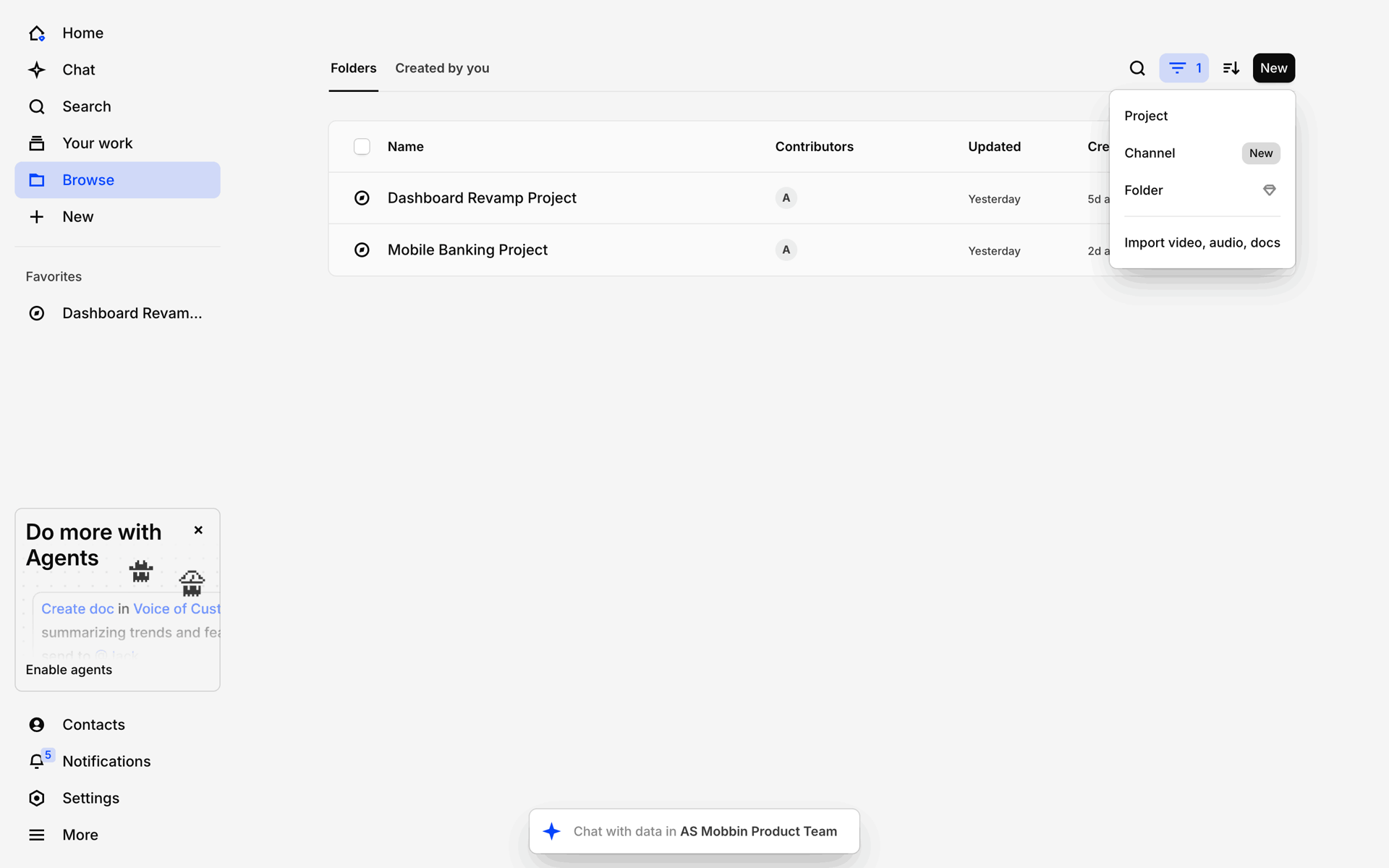 Dovetail Web Business interface screenshot 13