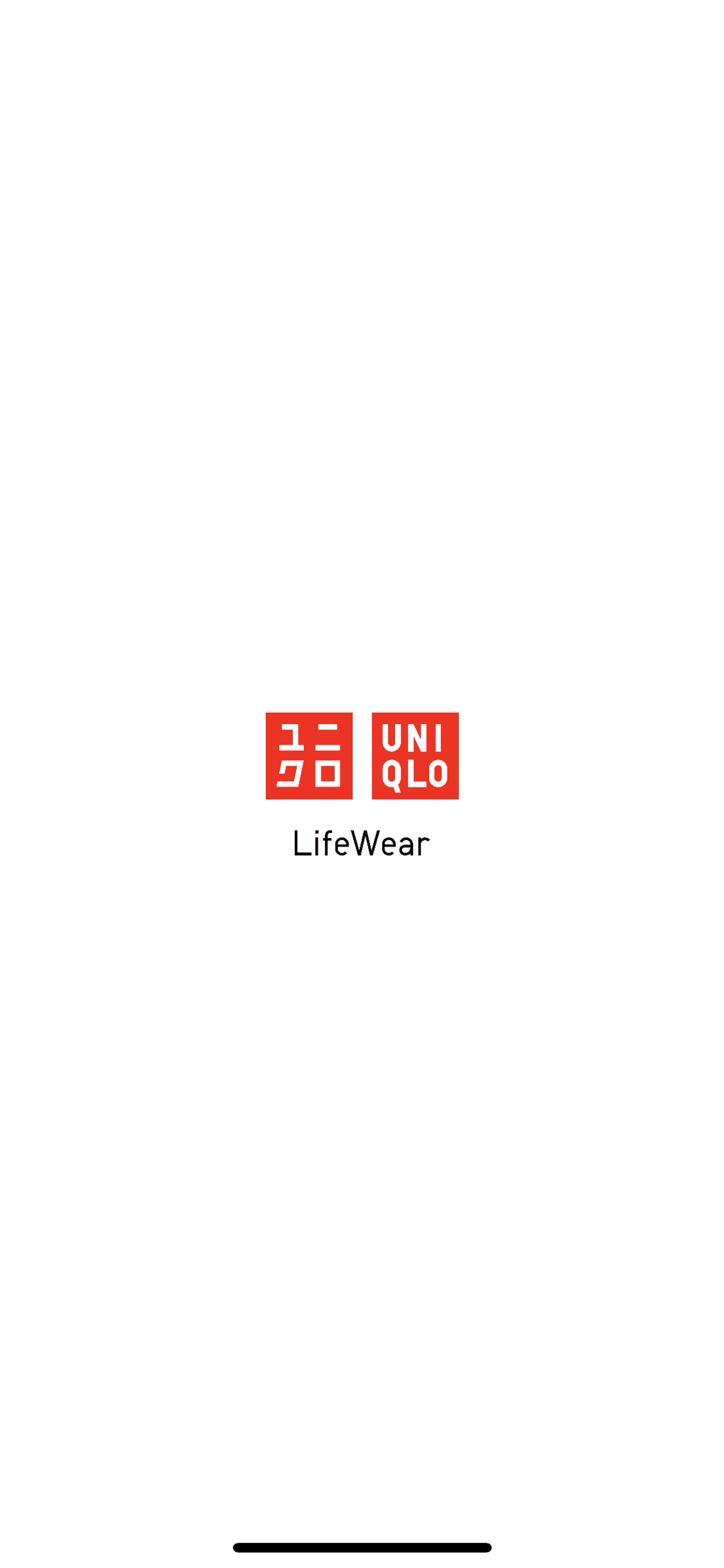 UNIQLO iOS Shopping interface screenshot 1