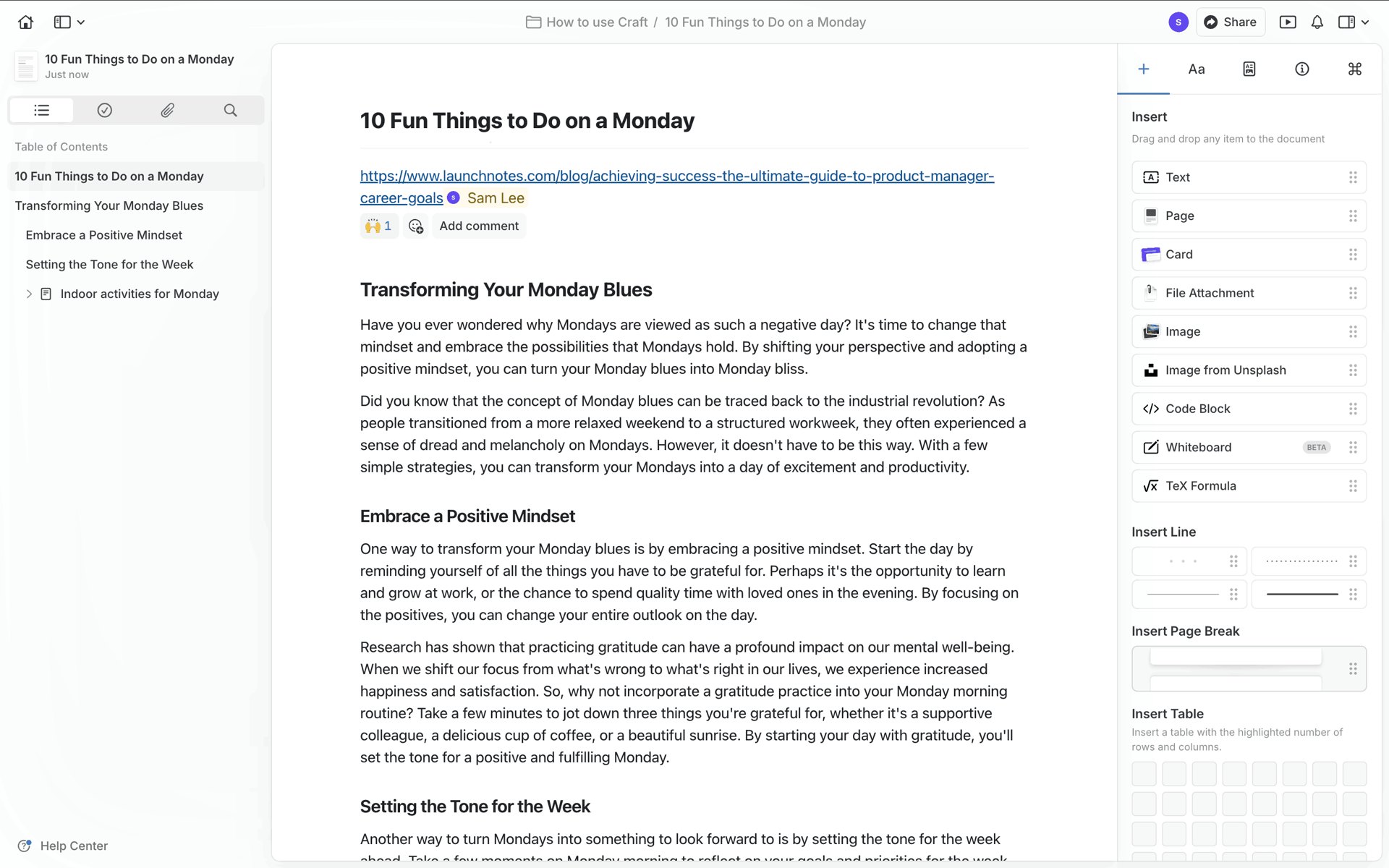 Craft Web AI interface screenshot 7