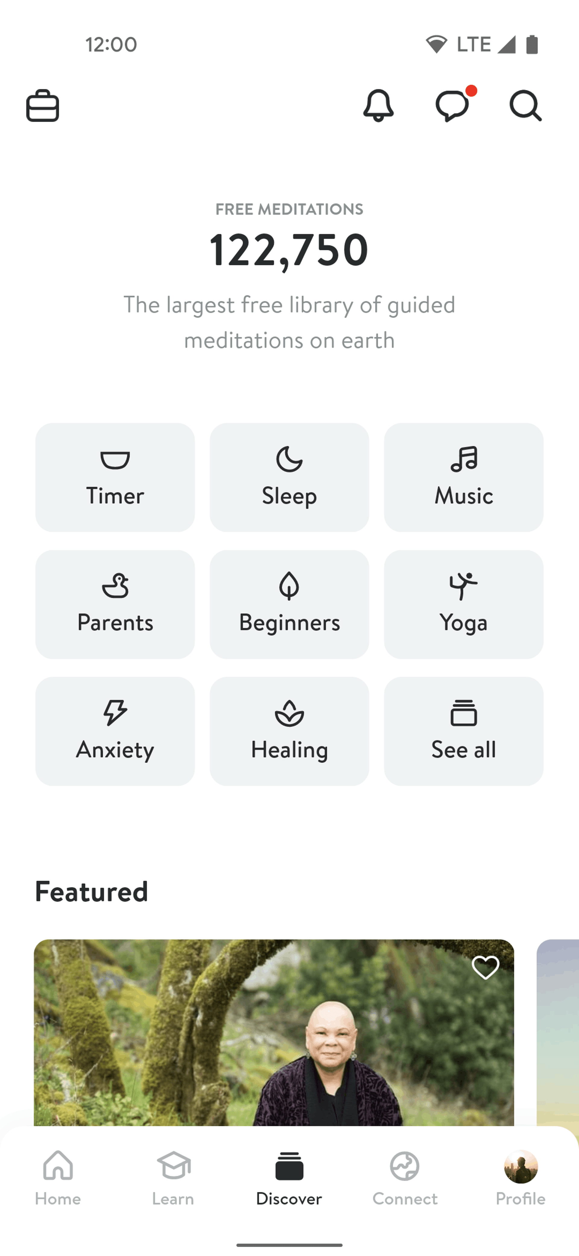 Insight Timer Android Health & Fitness interface screenshot 13
