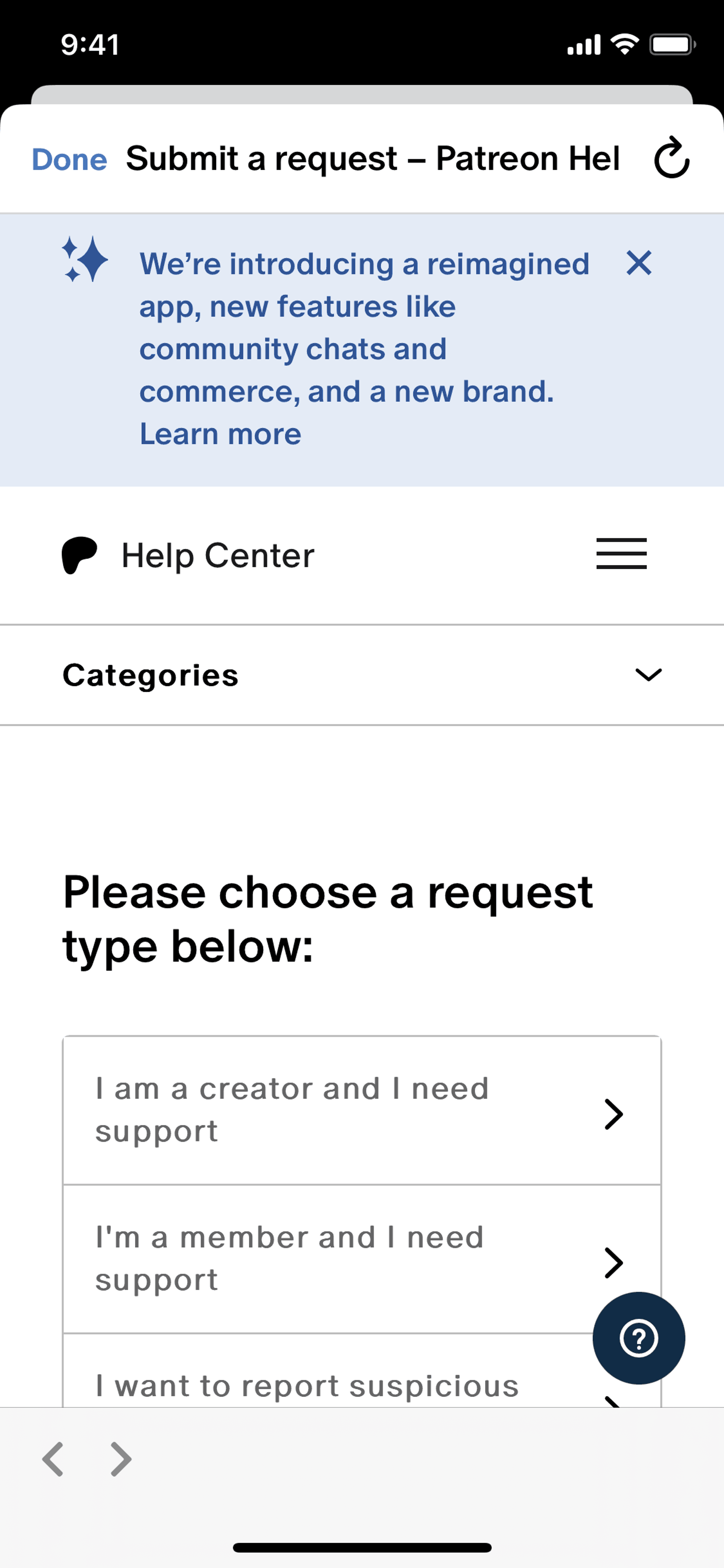 Patreon iOS Social Networking interface screenshot 12