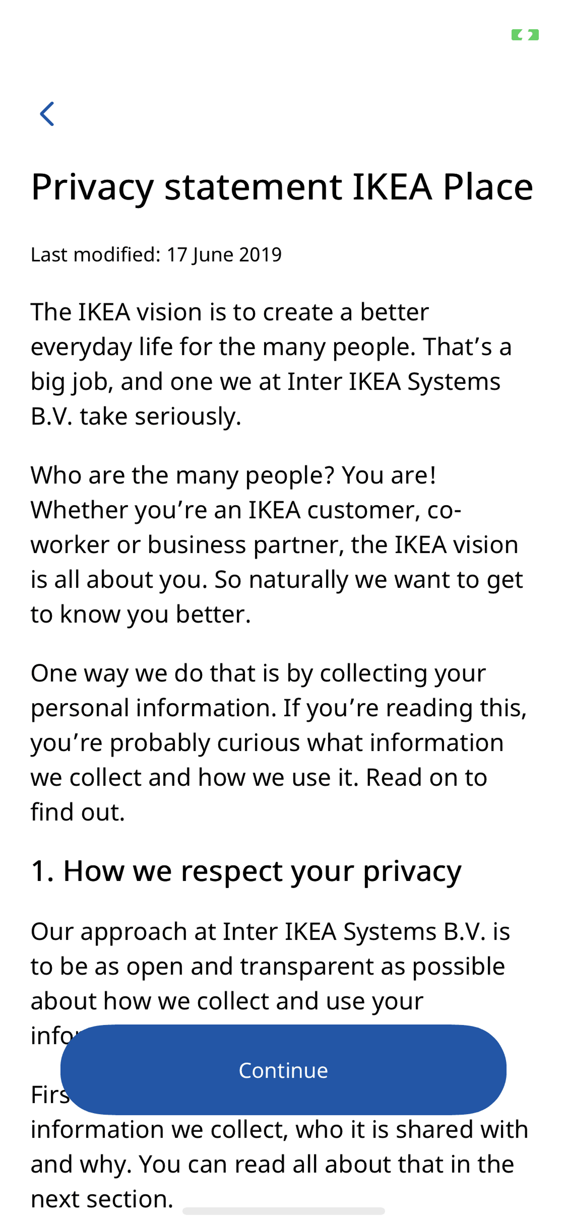 IKEA Place iOS Lifestyle interface screenshot 4