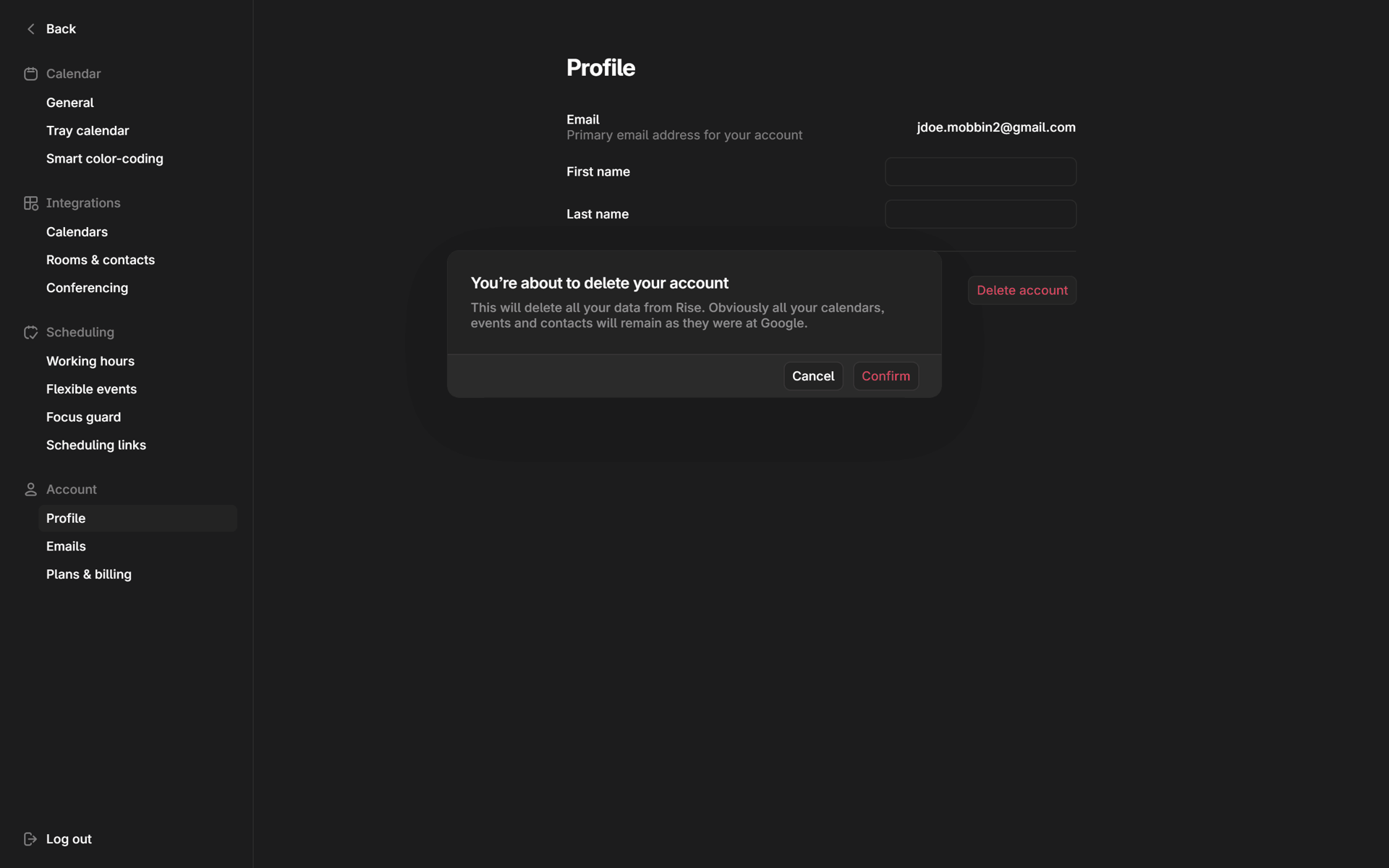 Rise Web Collaboration interface screenshot 13