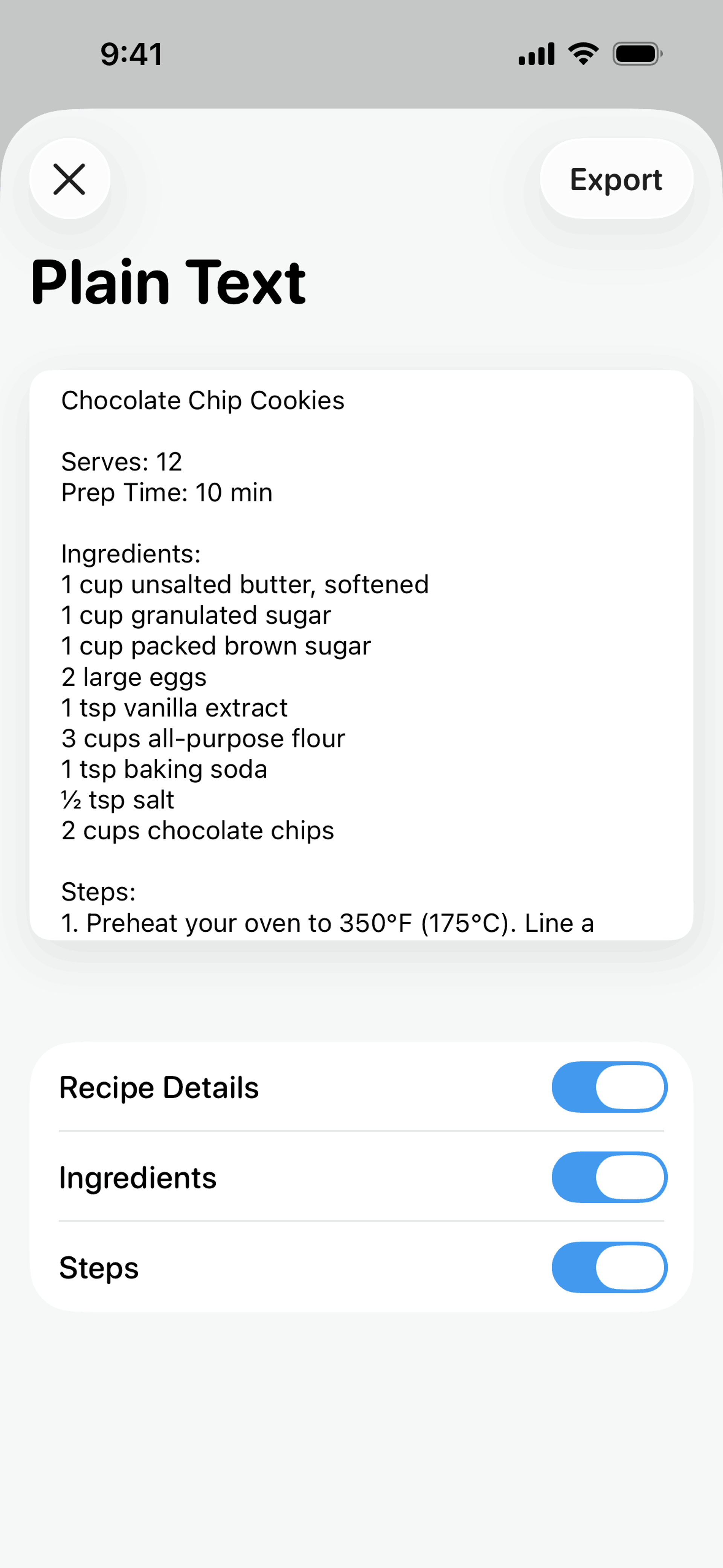 Crouton iOS Food & Drink interface screenshot 12
