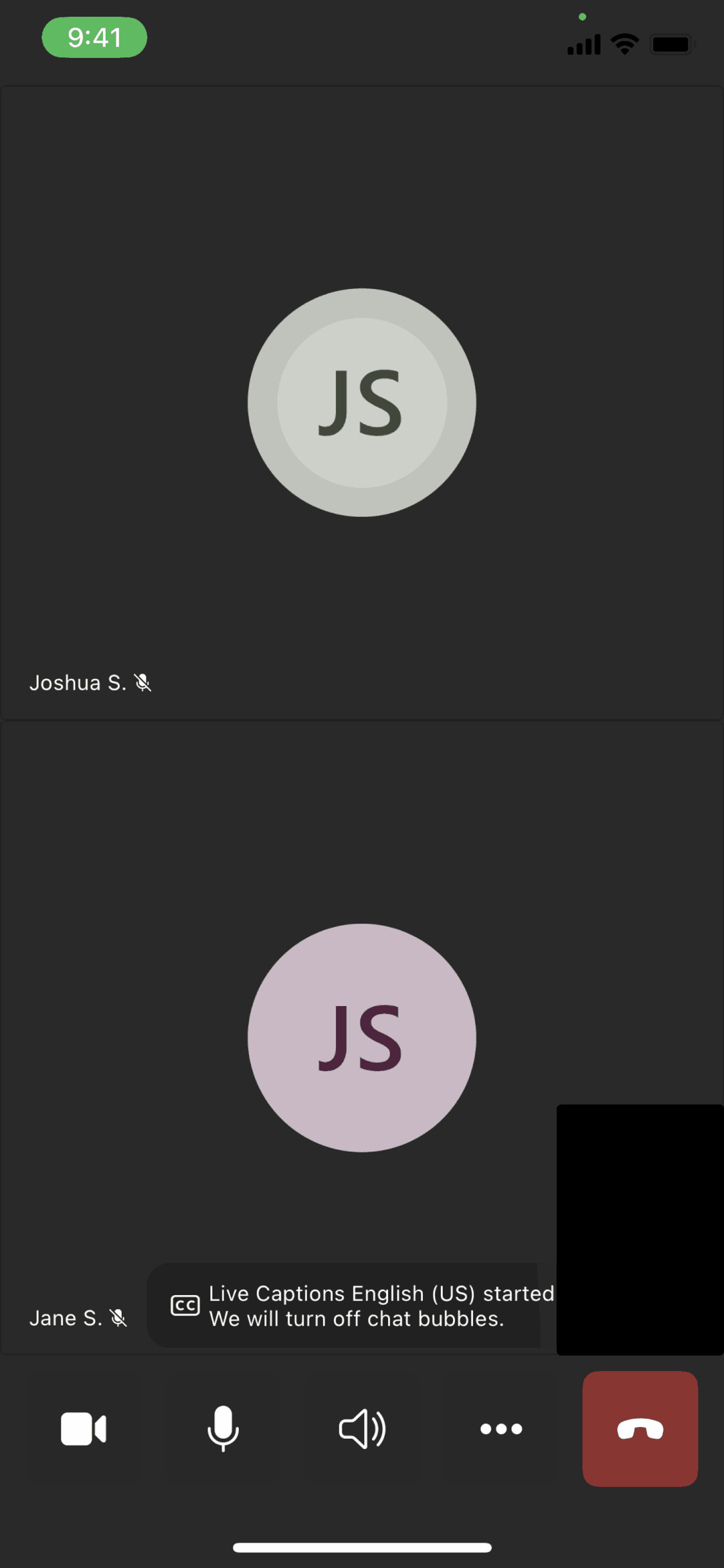 Microsoft Teams iOS Business interface screenshot 18